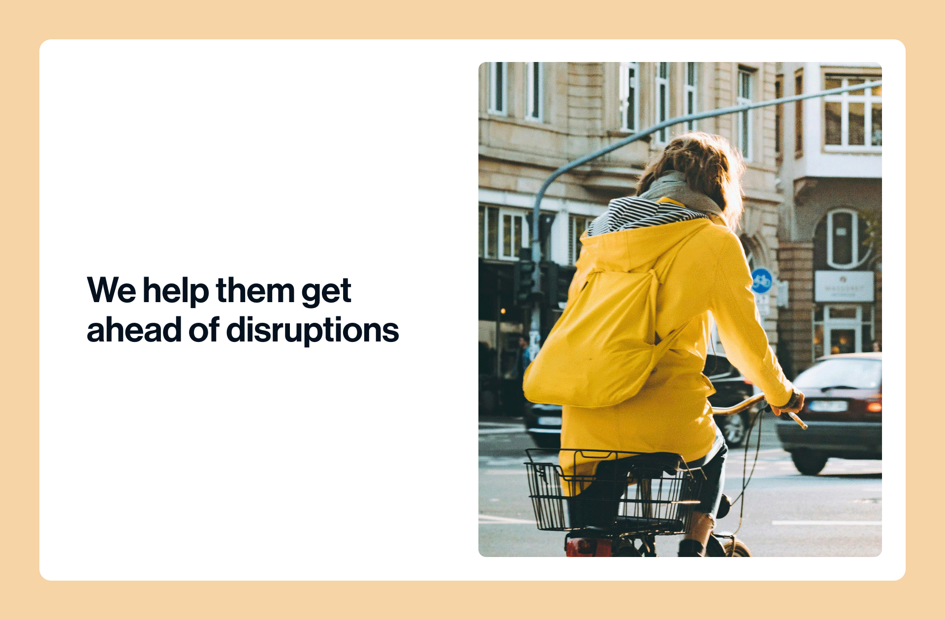 Animated sequence illustrating financial setbacks and disruption readiness as part of Goldenseal’s brand positioning strategy