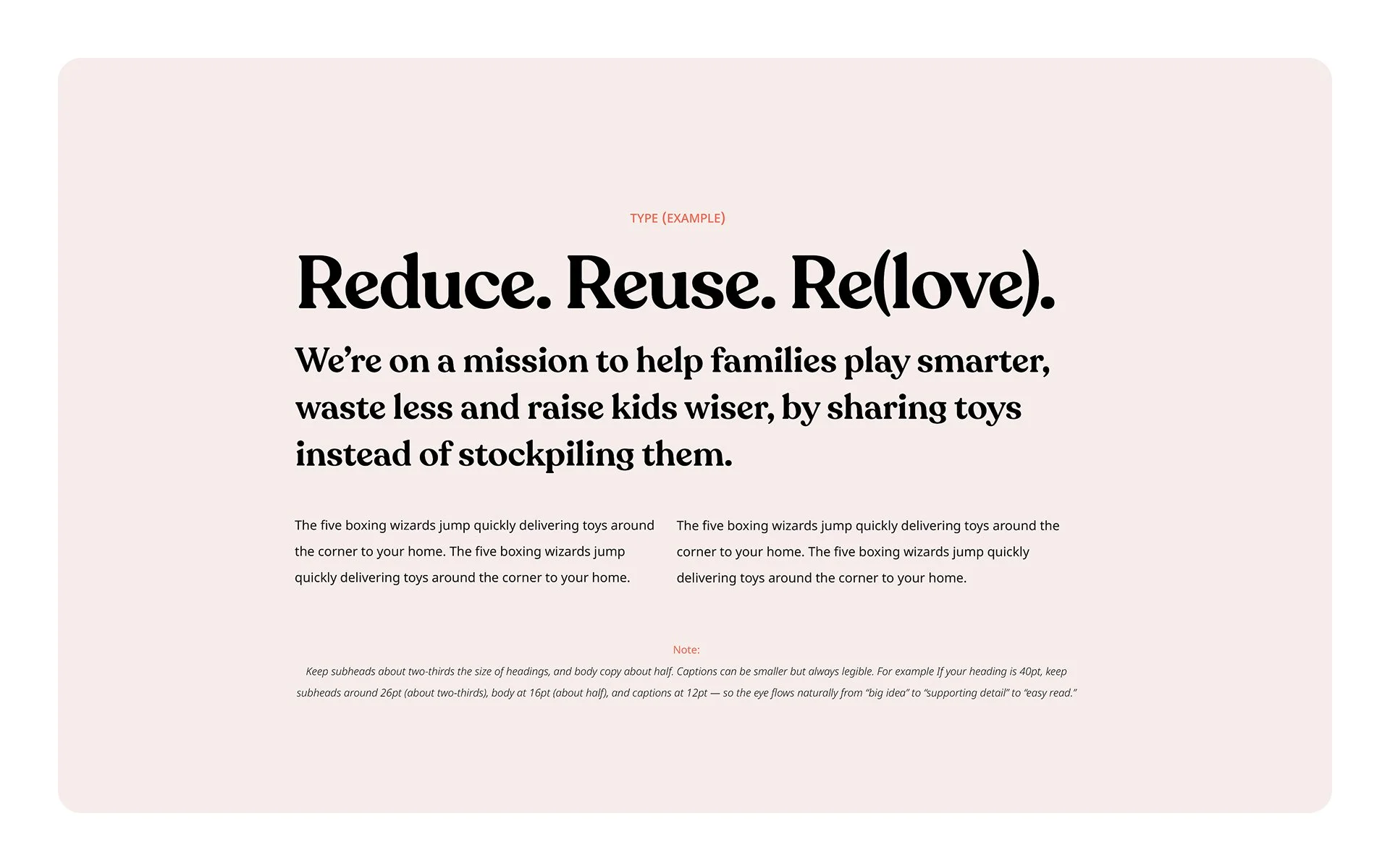 Brand color palette and typography system — visual identity design for service business by Mindsy Design San Diego