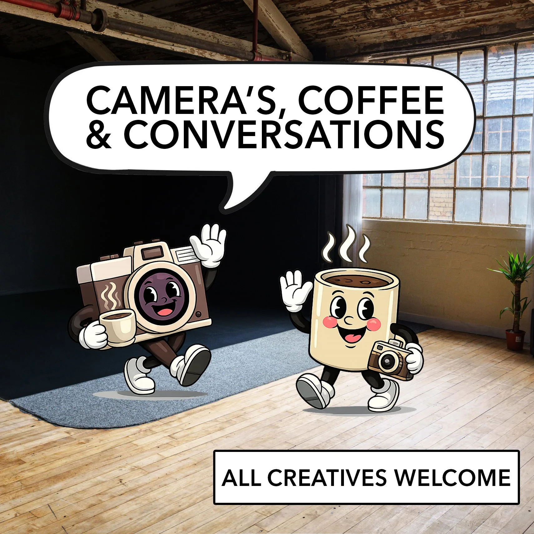 CAMERAS, COFFEE & CONVERSATIONS
