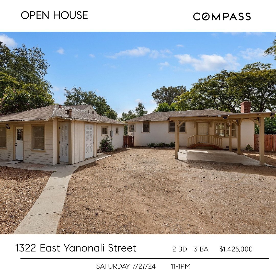 ⭐️ OPEN HOUSE ⭐️ TODAY 11-1pm. Come check out this amazing investment opportunity located on Santa Barbara&rsquo;s Eastside and not too far from downtown and the Funk Zone!
@hitchcockassociates 
.
.
.
☎️ : 8053411149 📧: hilary.macdonald@compass.com 