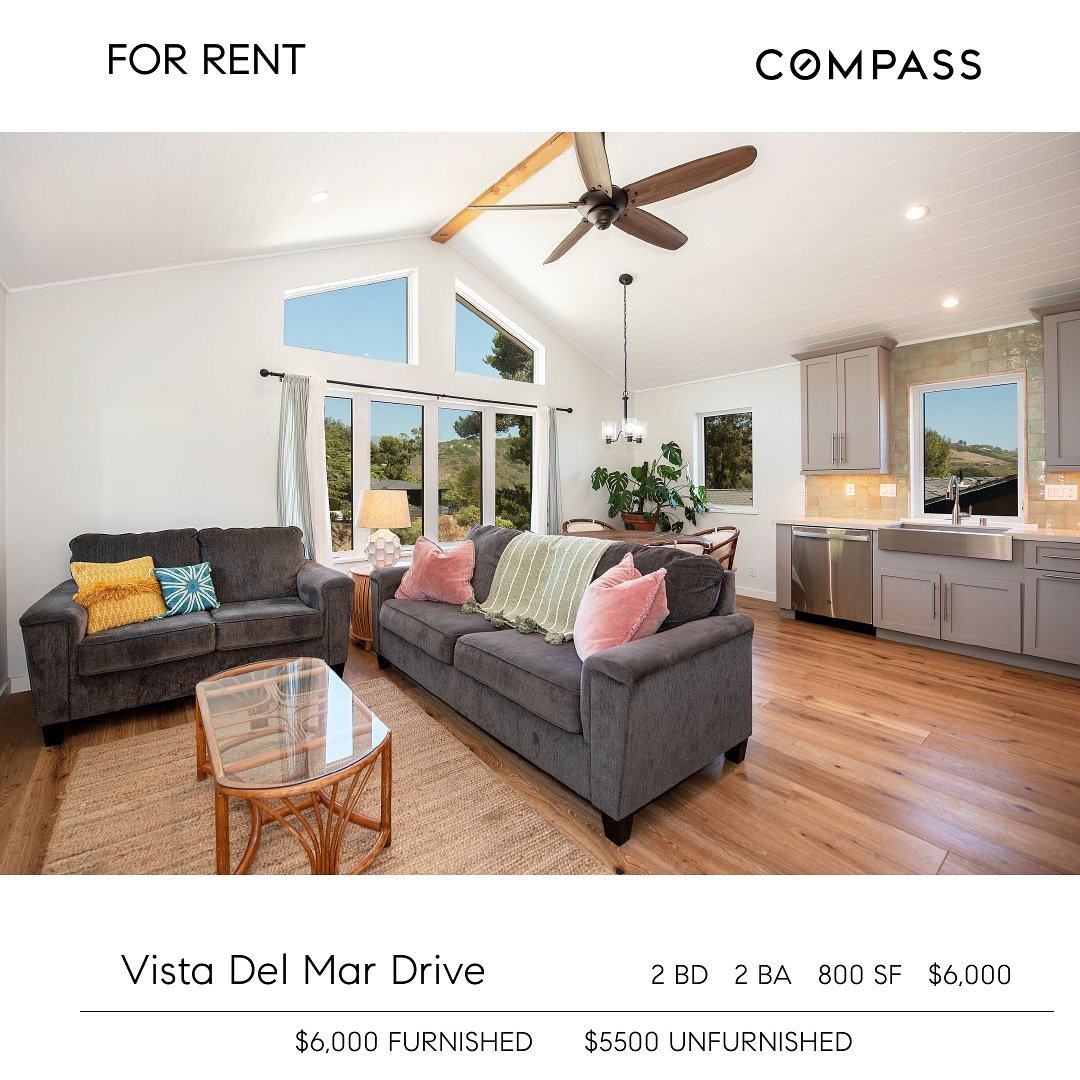 Located around the corner from Hendry&rsquo;s Beach , this newly built second story Granny Flat apartment is perfectly designed for the quintessential Santa Barbara lifestyle. It features hardwood flooring throughout and thoughtful design choices wit