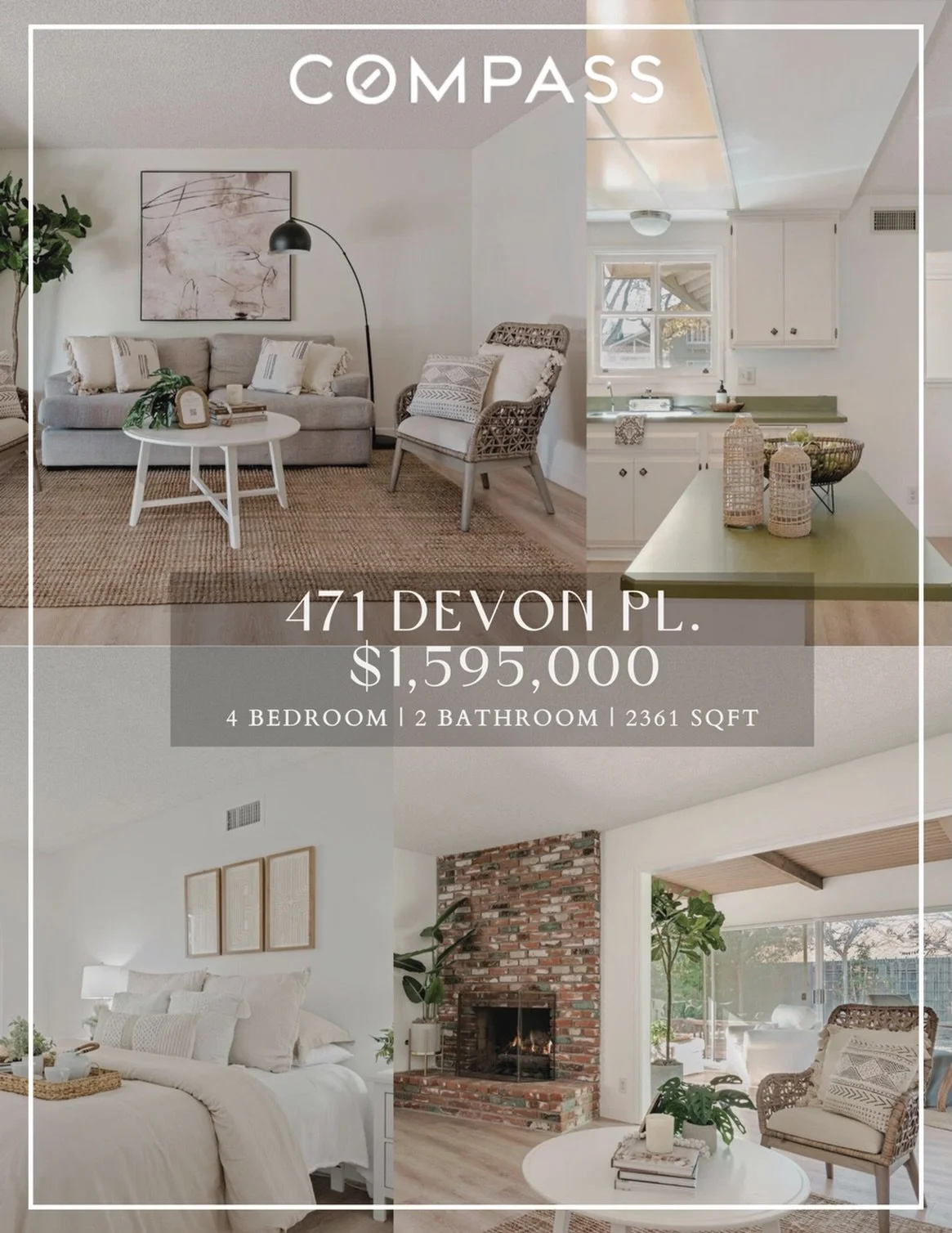 ⭐️ OPEN HOUSE ⭐️ Come visit me tomorrow,  Saturday 2/17 @ 12-2pm. 

 thoughtful and expansive single-family home set on a generous lot in the heart of Goleta. This 4-bedroom, 2-bath residence showcases classic mid-century elements with a layout that 