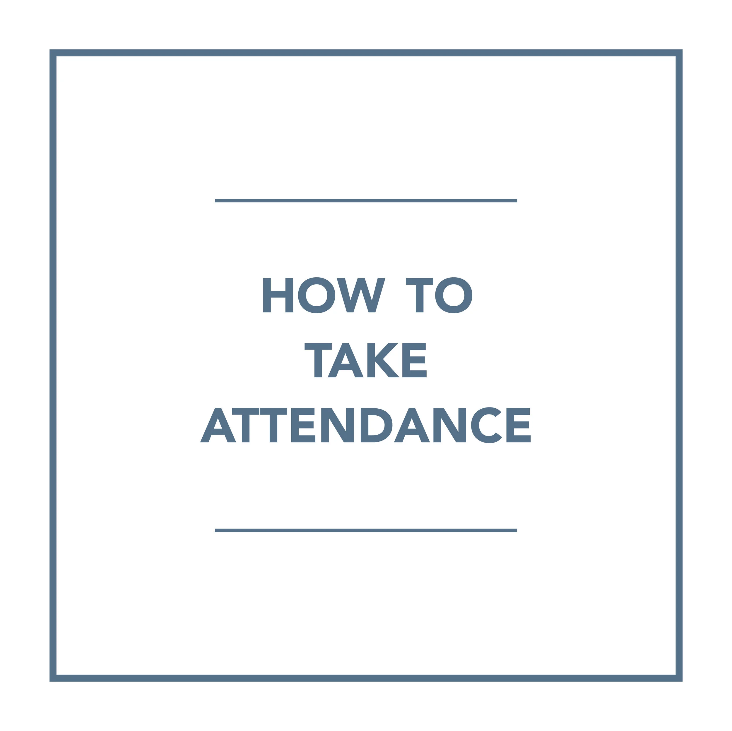 3 Attendance