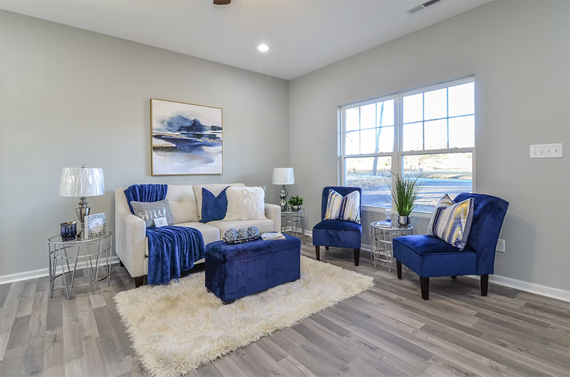 View of living space