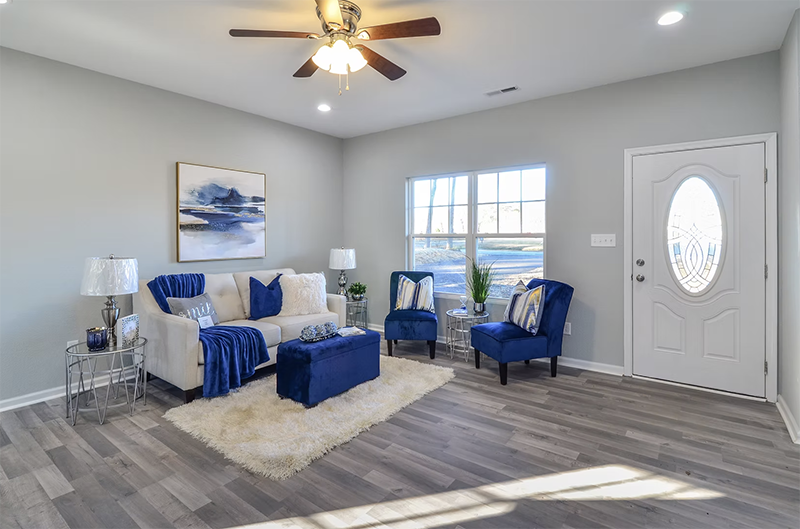 View of living space