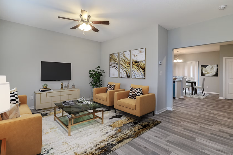 View of living space