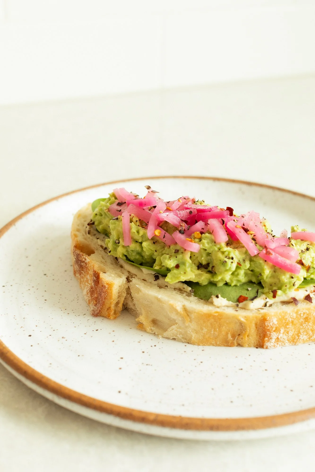 Avocado Toast with Simple Pickled Onions