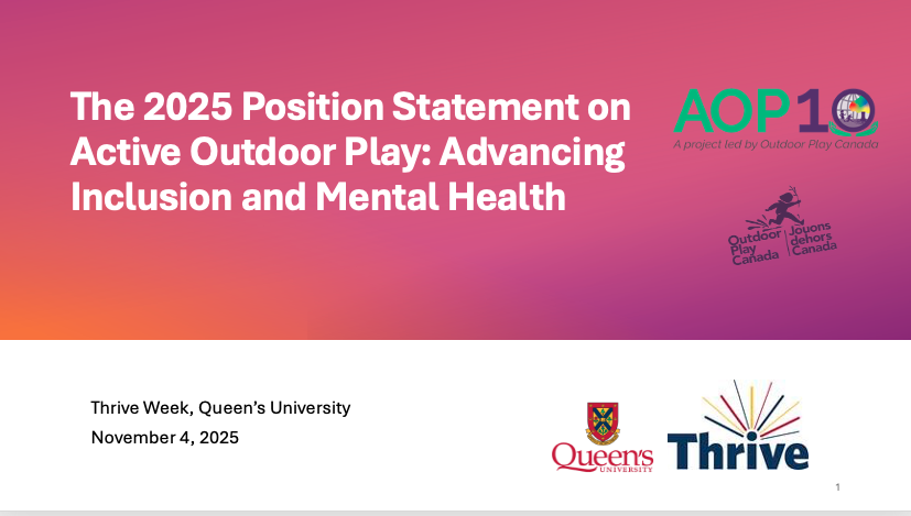 Dr. Eun-Young Lee Presents at Queen’s University Thrive Week 2025