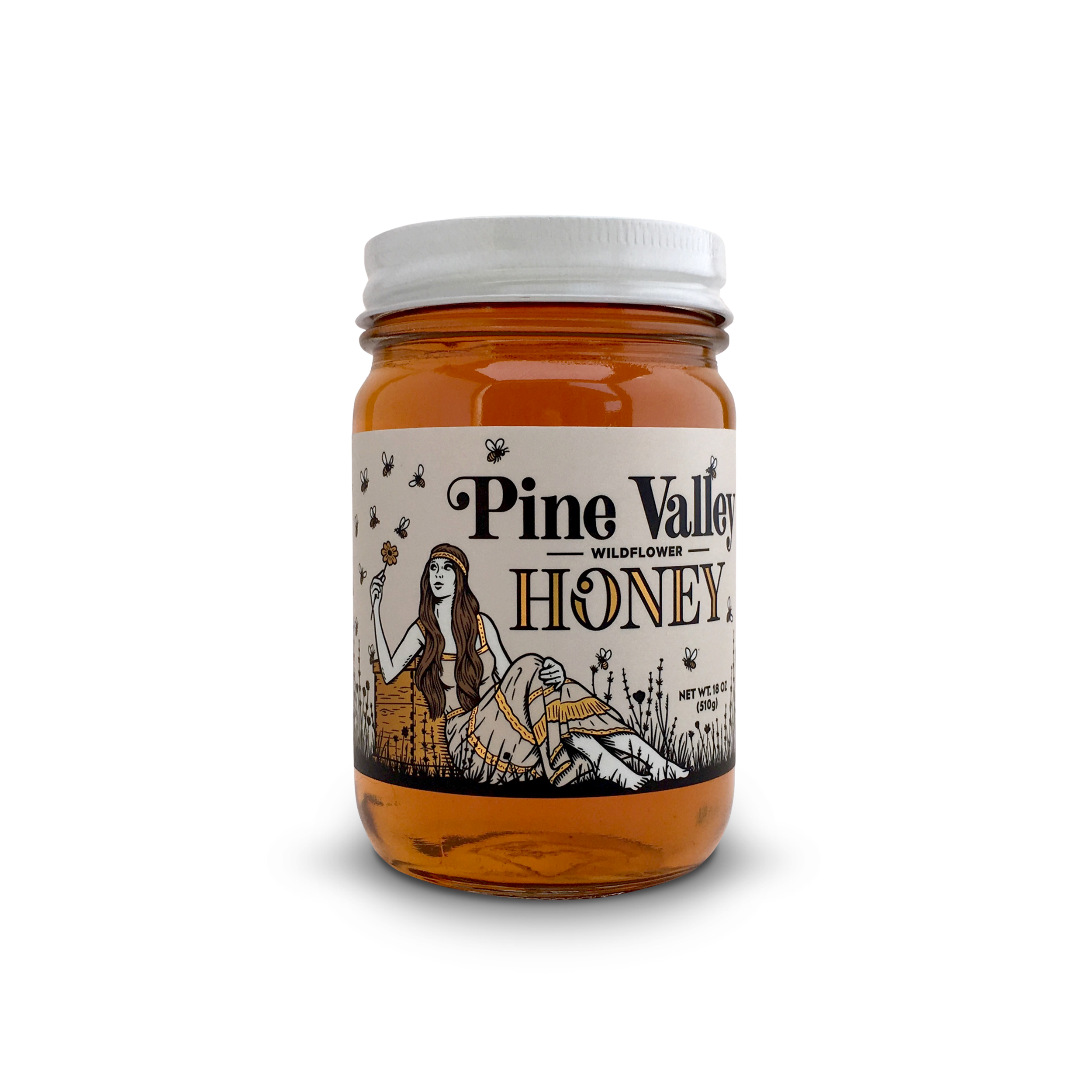Wildflower Honey 18oz — Pine Valley Honey