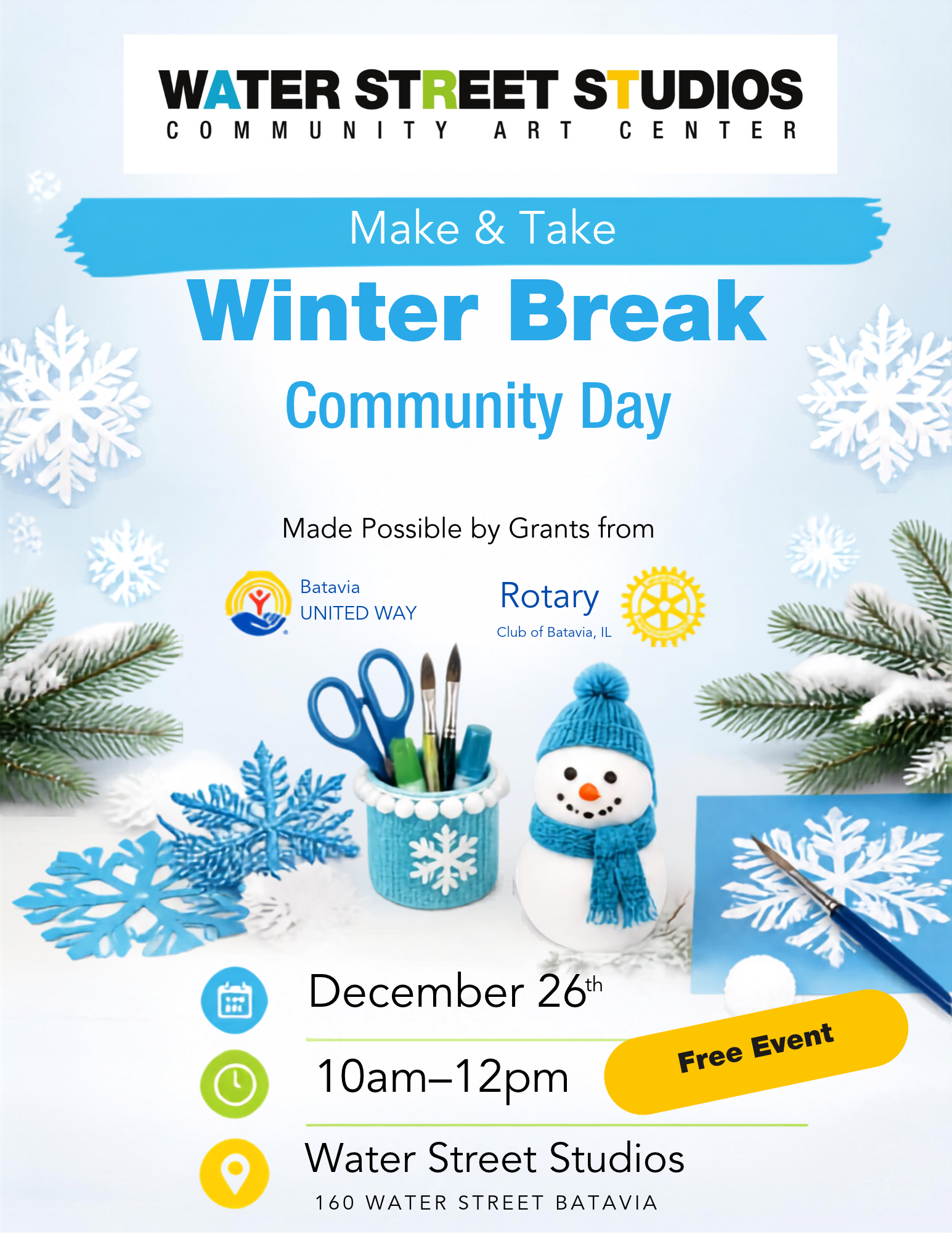 Community Day: Winter Break Make & Take