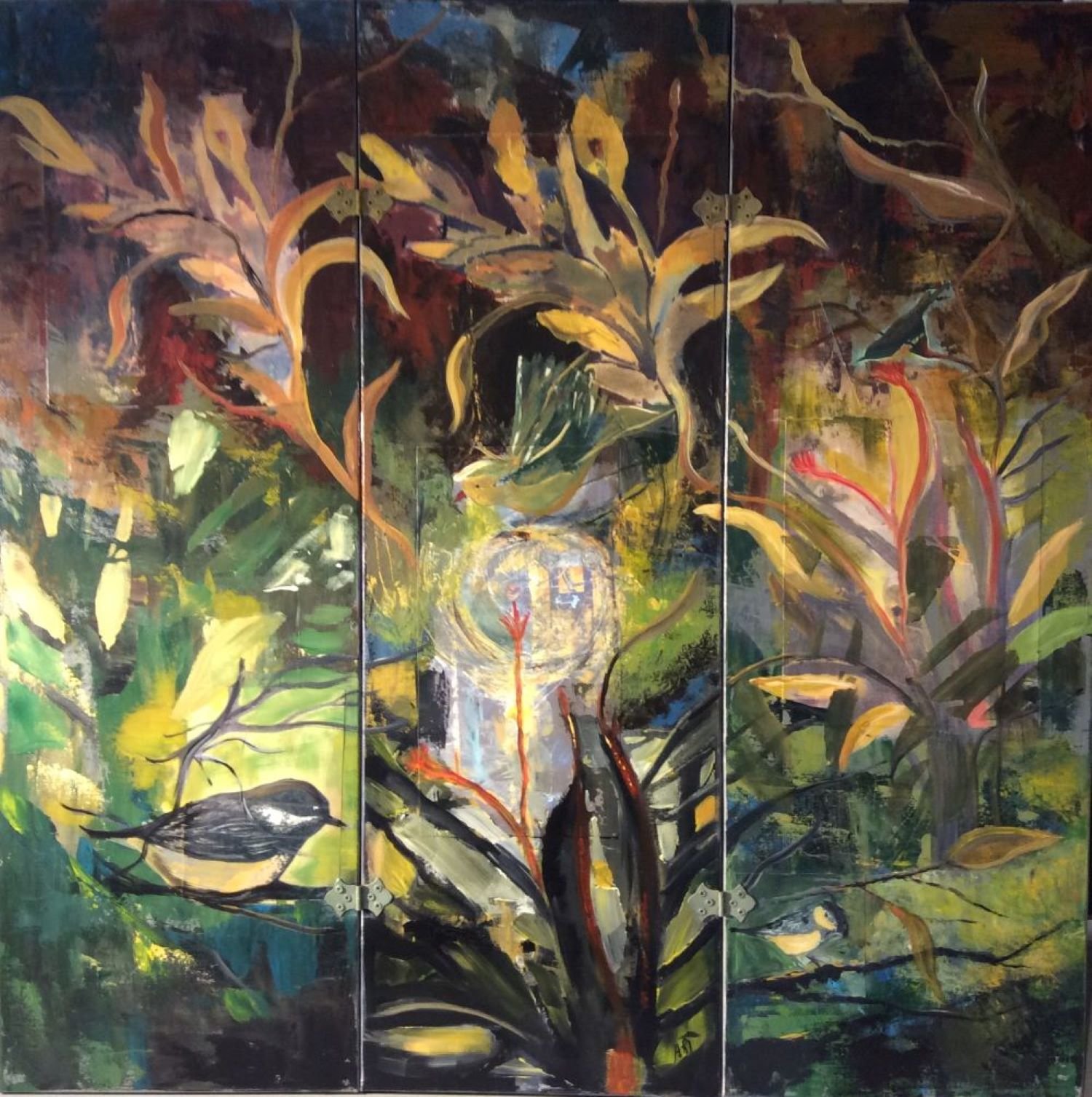 AnkeRichert-Korioth,Waiting+for+the+Birds+to+sing,Mixed+Media,36x36,2022,$+2.800.jpg