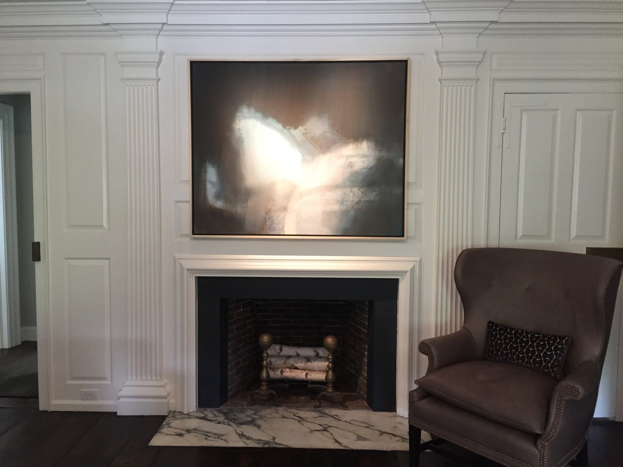 Cleve Gray, White Elk , 1963, Oil on linen, 42 x 52 inches