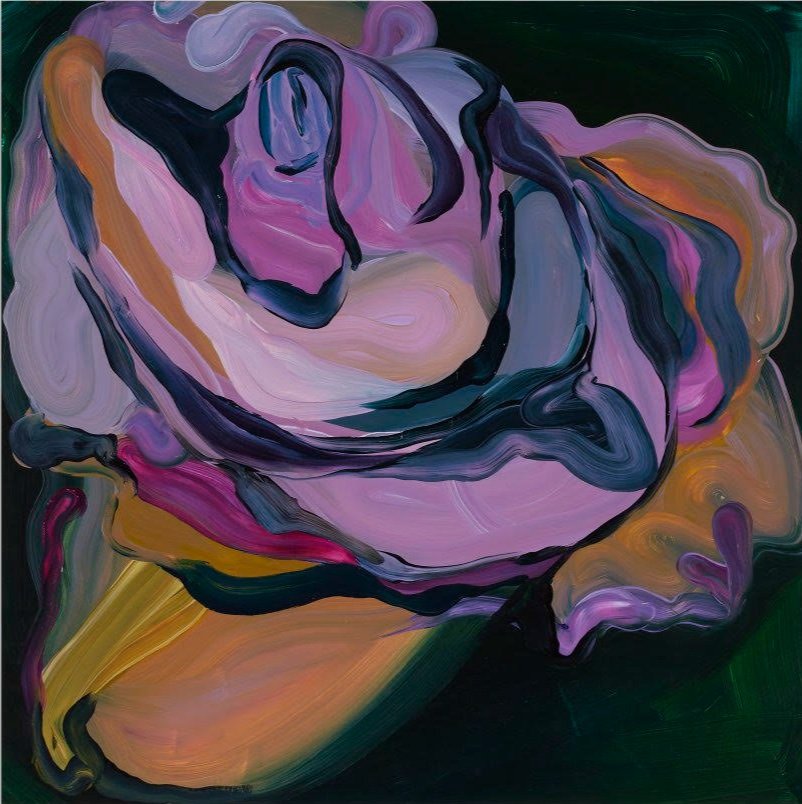 Clare Woods, Vague , 2021, Oil on aluminum
