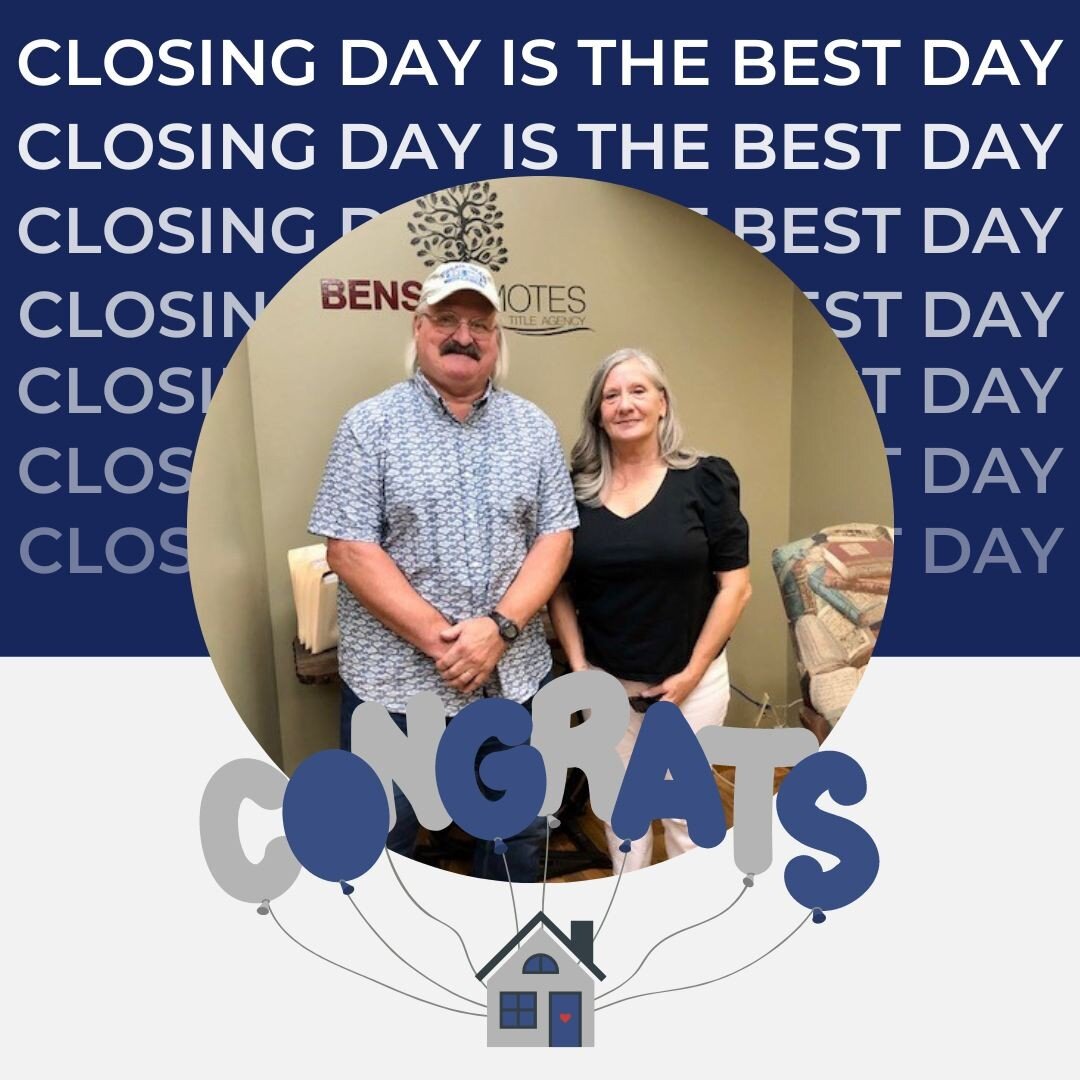 Congrats to some of our recent buyers! 💙🏠 

☎️ 740-773-3600
📨 team@benson-title.com

#localbusiness #community #attorneyowned #bensontitle #chillicotheohio #anytimeanyplace #closings #realestate #commercialrealestate #sciotovalleyrealtors #souther