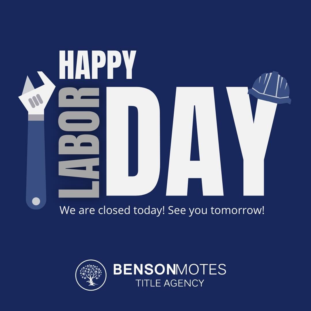 Celebrating America&rsquo;s workers, today and every day 👏🏻👏🏻

Happy Labor Day! We hope you are having a relaxing weekend! 

We are closed today but will see you tomorrow! 🙌🏻

#laborday #bensonmotestitle #workers #chillicotheohio