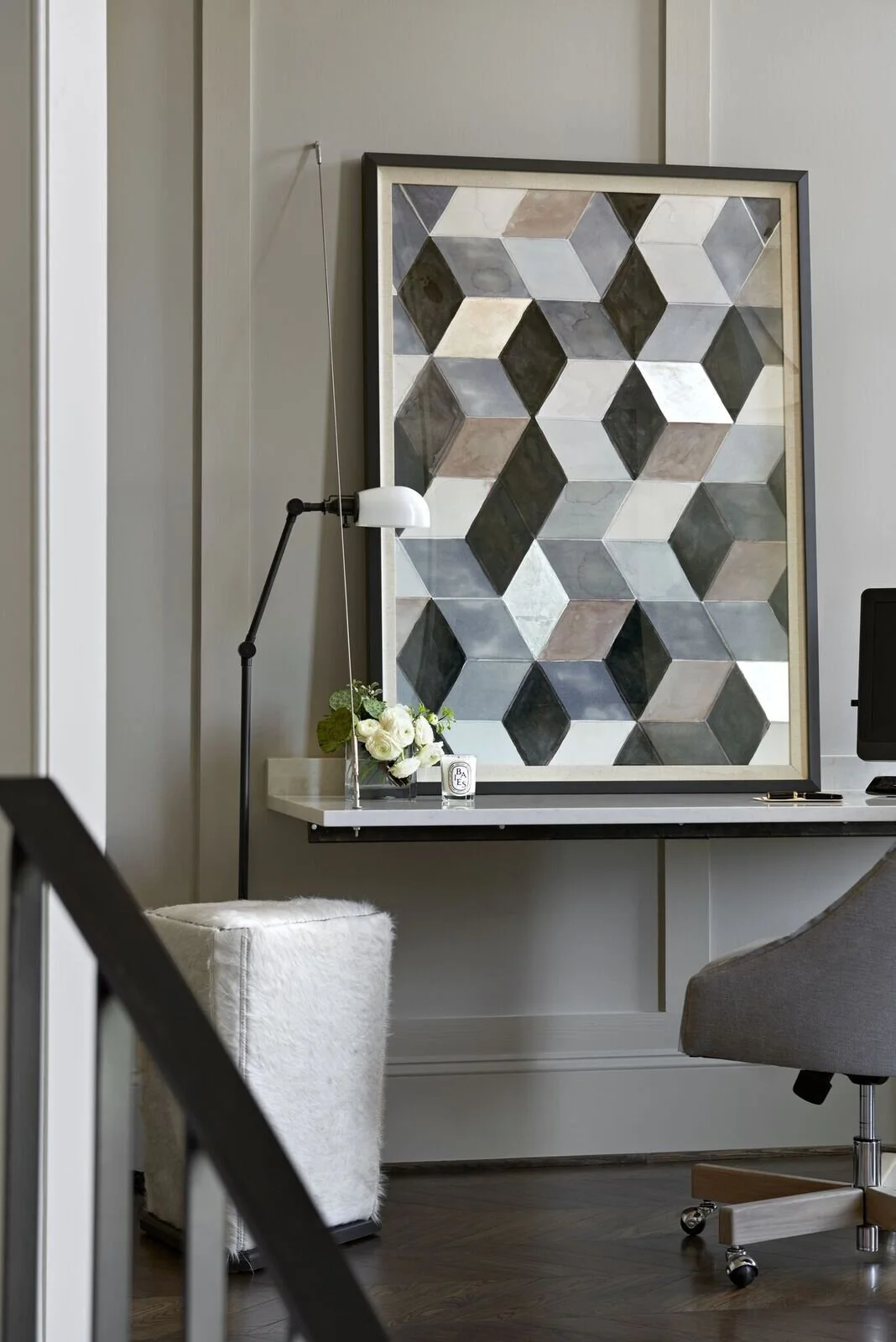 Forest Hills Mod Traditional — bureau interior design