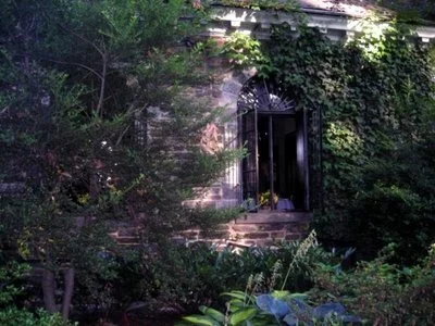 Dinner, and a movie, under the stars at The New Leaf Cafe