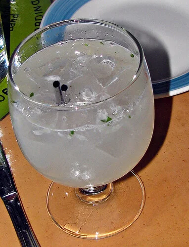 Miss Lily's does not have a FULL bar, so the "alcohol" used to make mixed drinks is some form of rice wine. License of not, I loved my cocktail: the "Pressure Drop" sung with notes of fresh lime juice and mint.