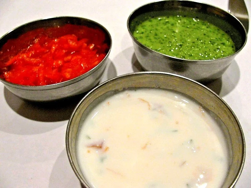 Tamba: sauce accompaniments