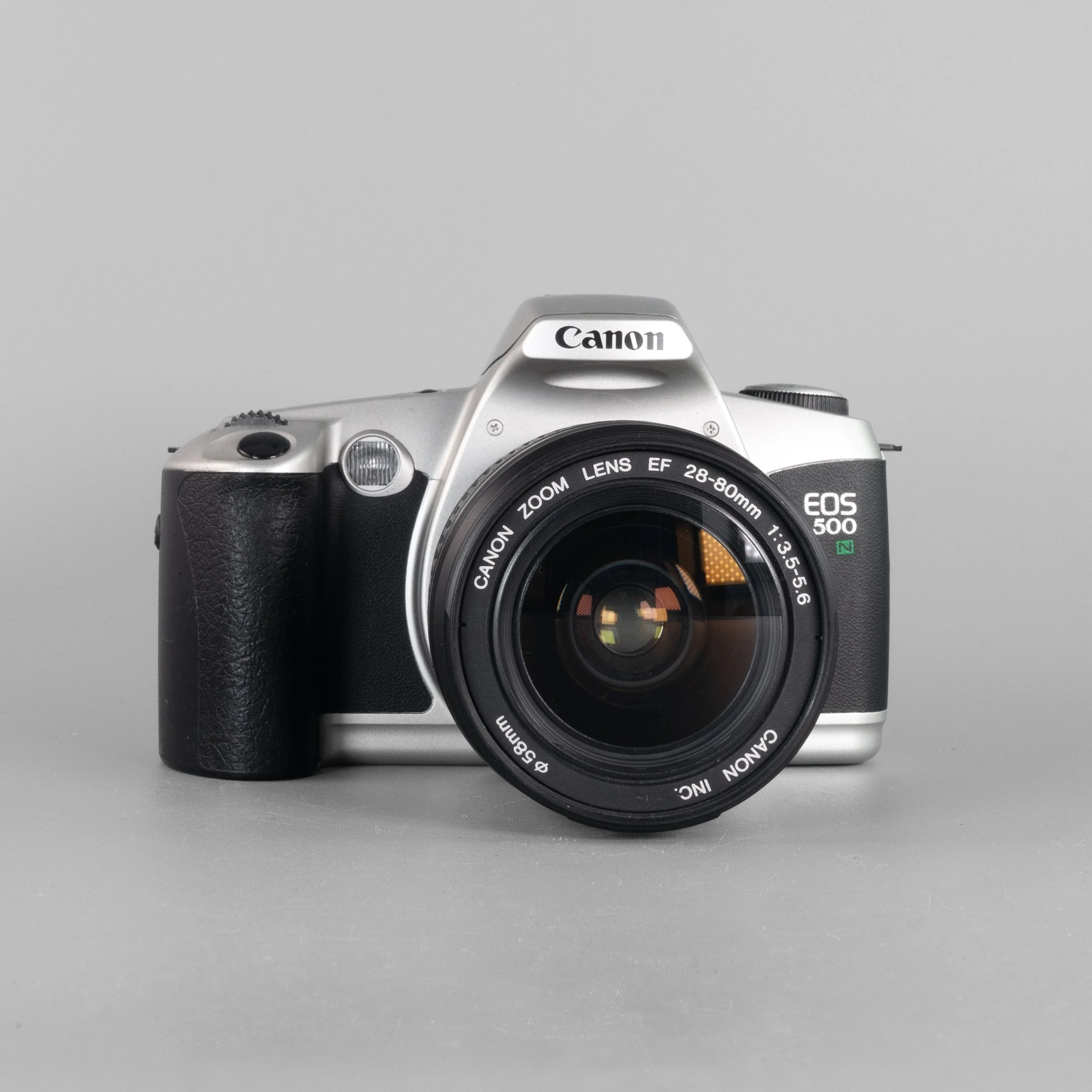 Canon EOS 500n SLR Film Camera refurbished analogue photography Buy now pay later Clearpay Klarna affordable vintage reusable