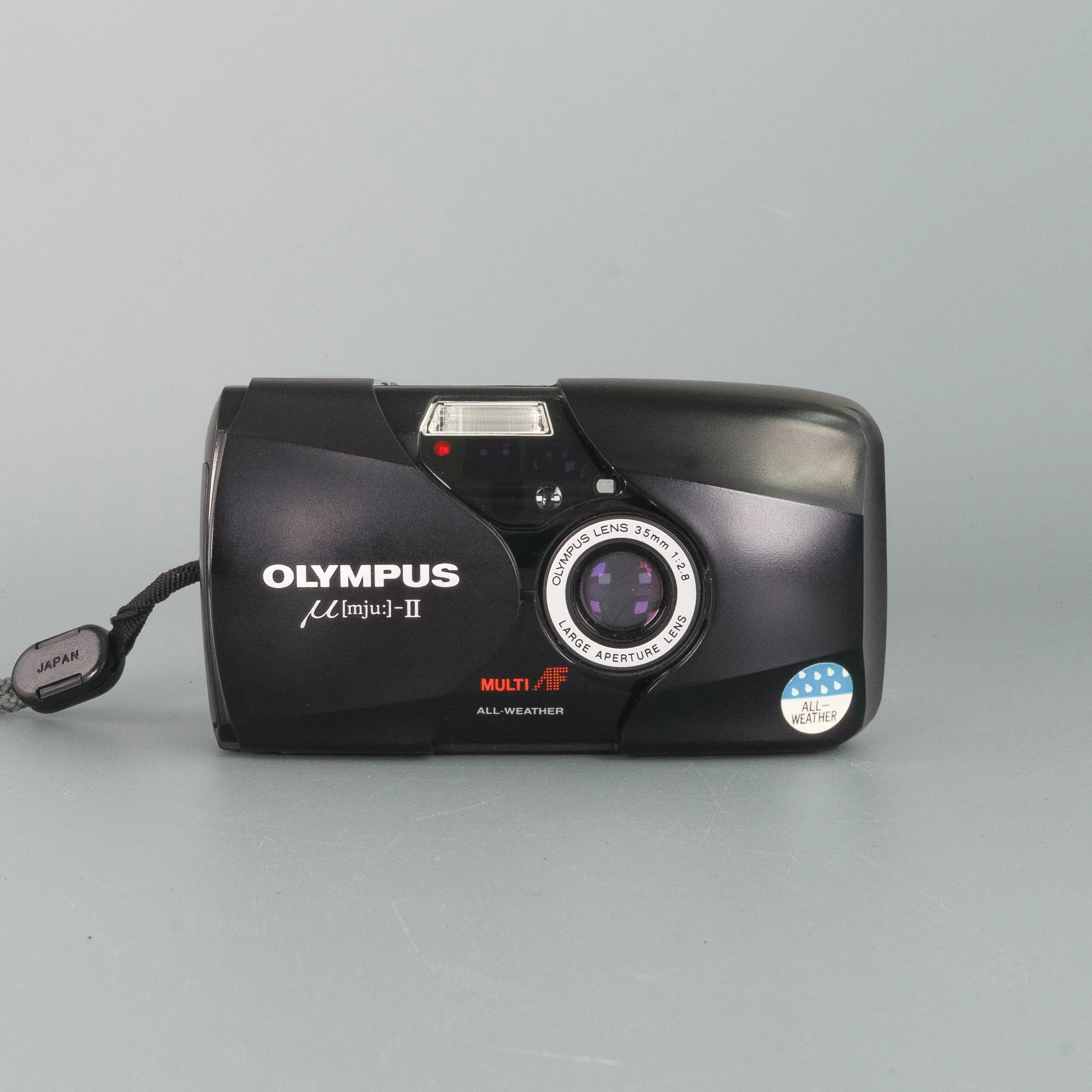 Appareil Photo Olympus µ[mju:]-II 35mm - Noir, Testé, Fonctionne - Occasion