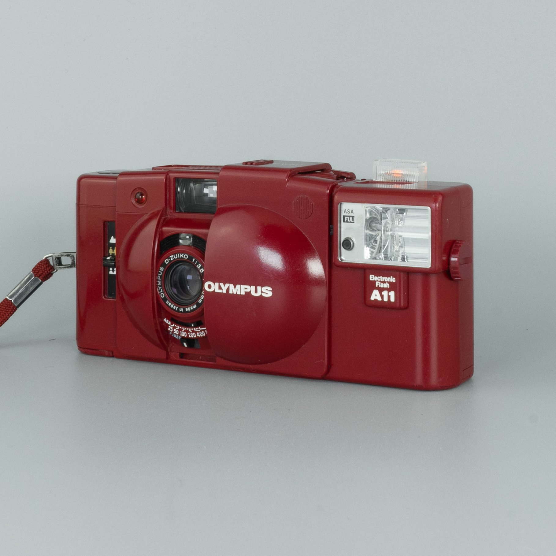 Olympus XA2 (Limited 'Heart Red' Edition) with A11 Flash — LensFayre
