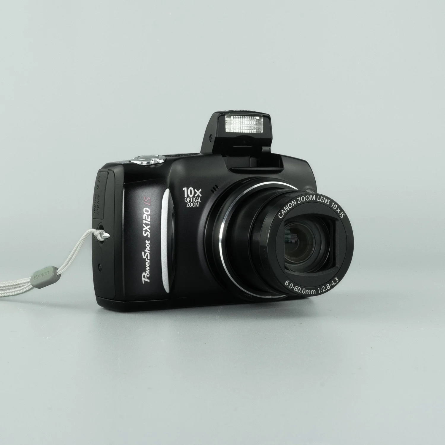 Canon PowerShot SX120 IS Compact digital point and shoot camera, y2k digicam