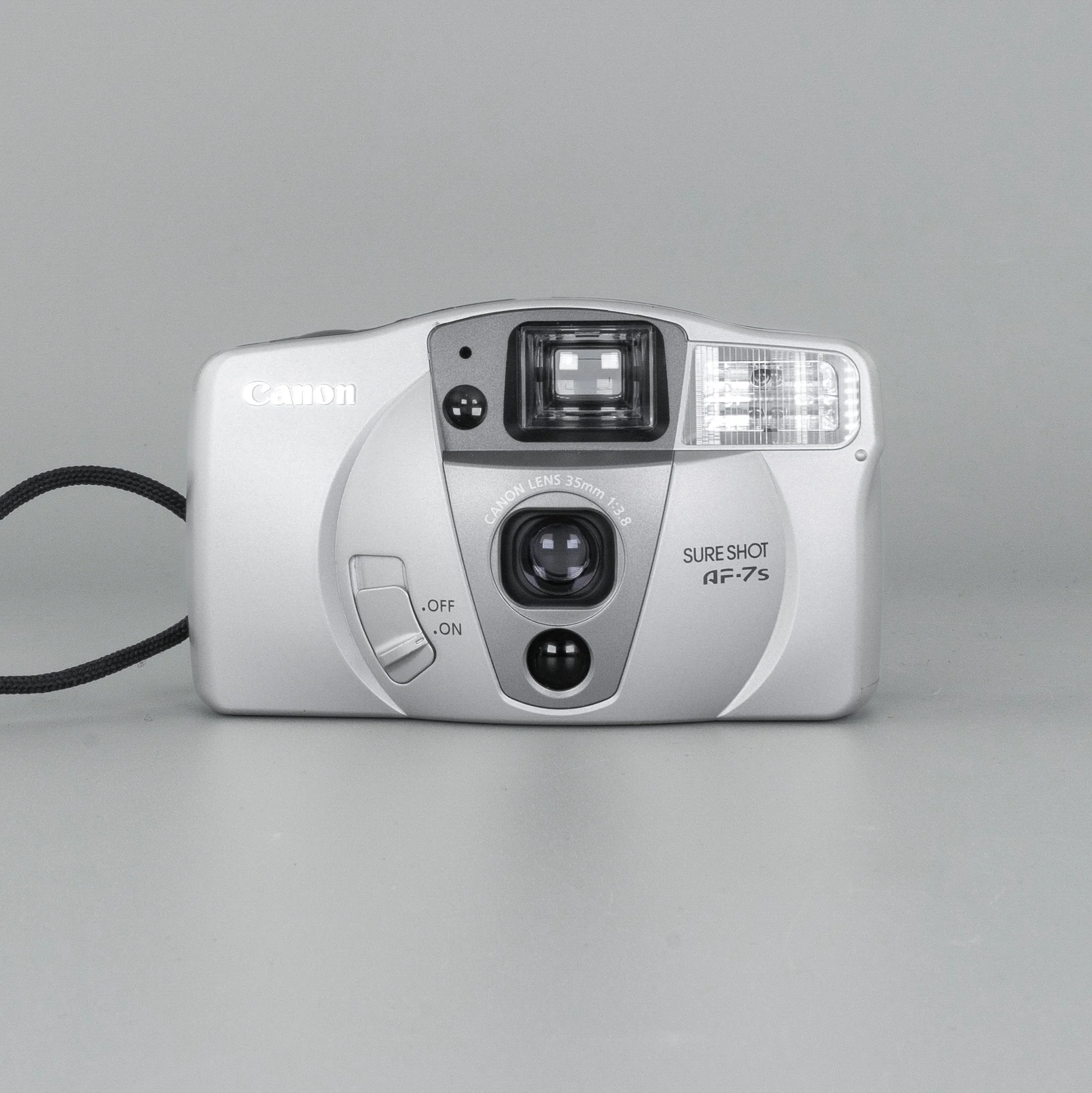 Canon Sure Shot AF-7s 35mm Film Camera Point And Shoot analogue photography Buy now pay later Clearpay Klarna affordable film camera vintage film camera reusable film camera best film camera