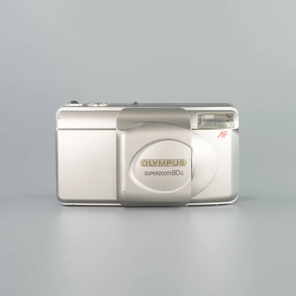 Appareil Photo Compact Olympus View Zoom 80 - 35 Mm - Vintage - Gris