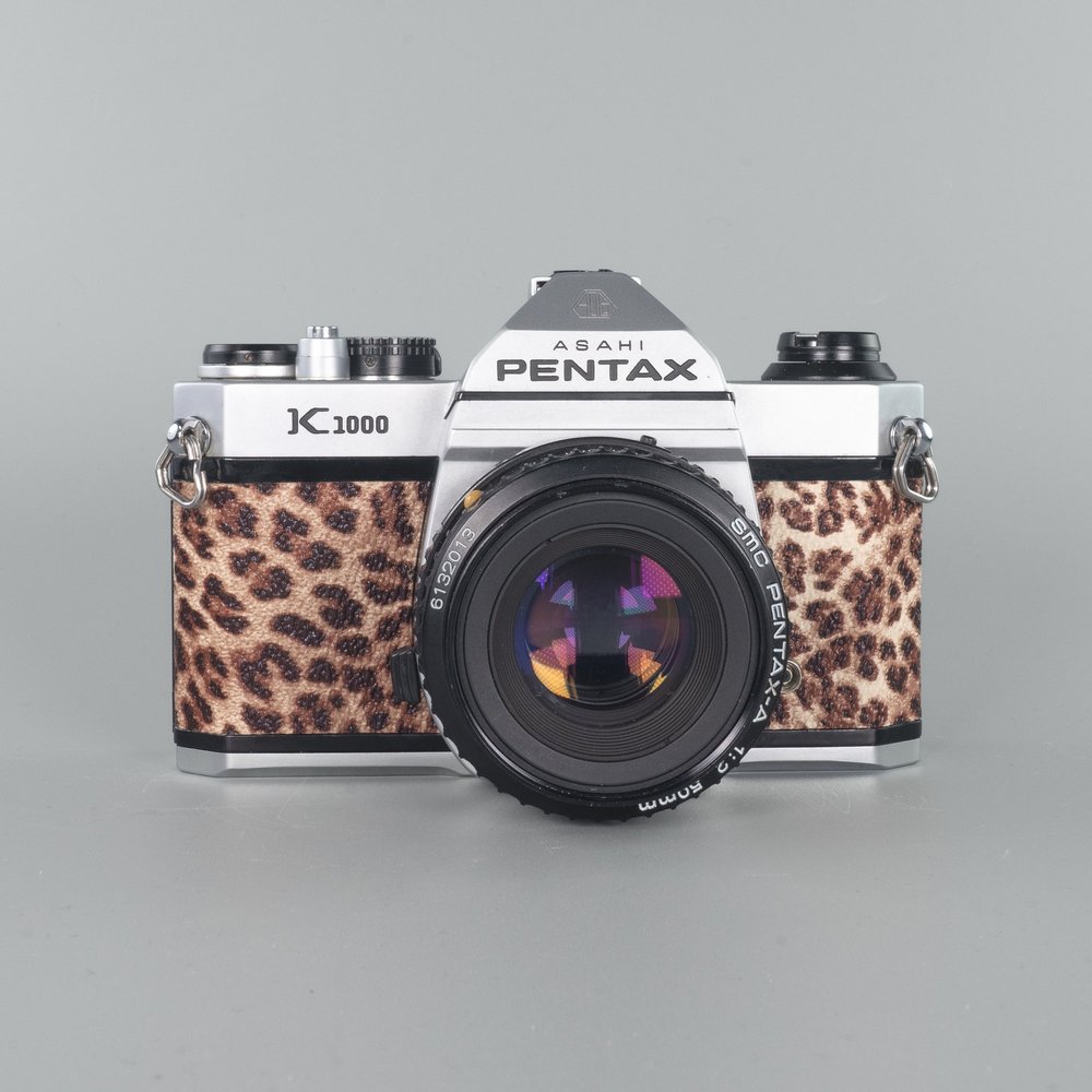 Pentax K1000 (Leopard) Refurbished 35mm SLR Film Camera — LensFayre