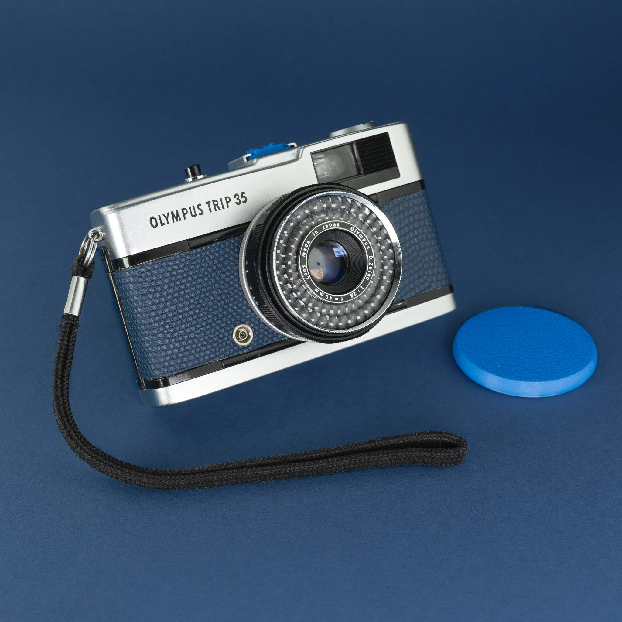 Olympus Trip 35 (Midnight Blue) Refurbished 35mm Point and Shoot Film Camera — LensFayre