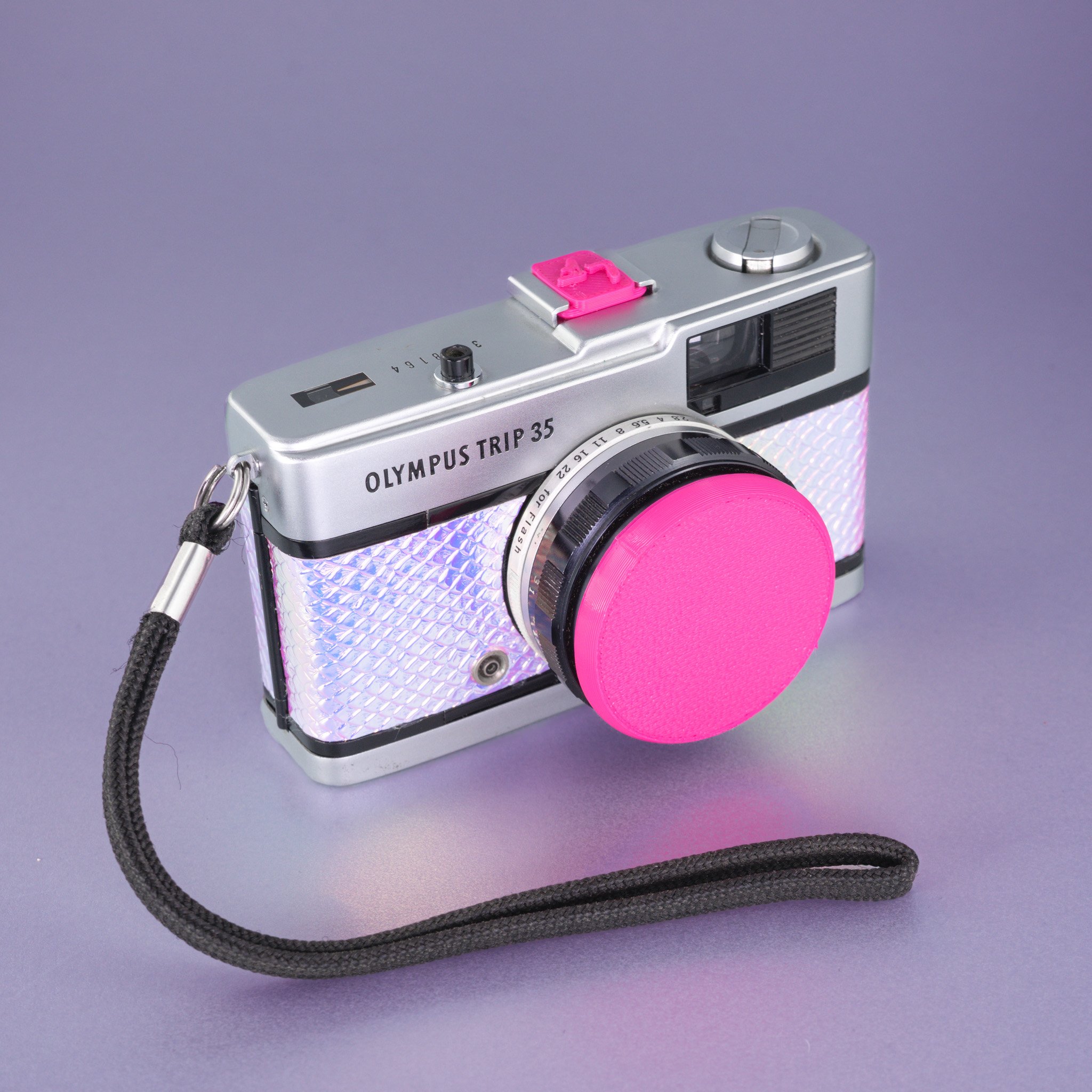 Olympus Trip 35 (Y2K / Holographic) Refurbished 35mm Point and Shoot Film Camera — LensFayre