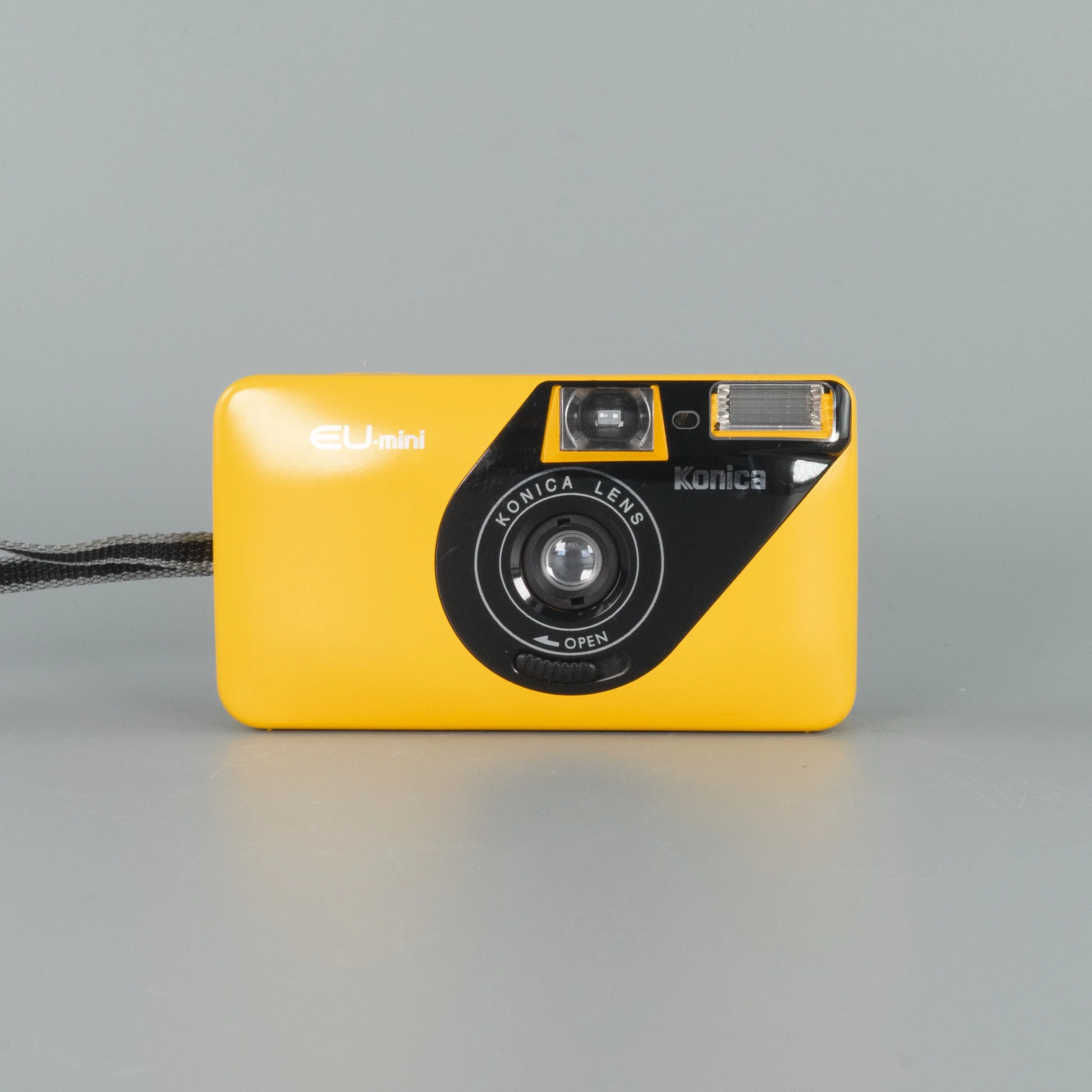Konica EU Mini Yellow 35mm Point and Shoot Film Camera — LensFayre