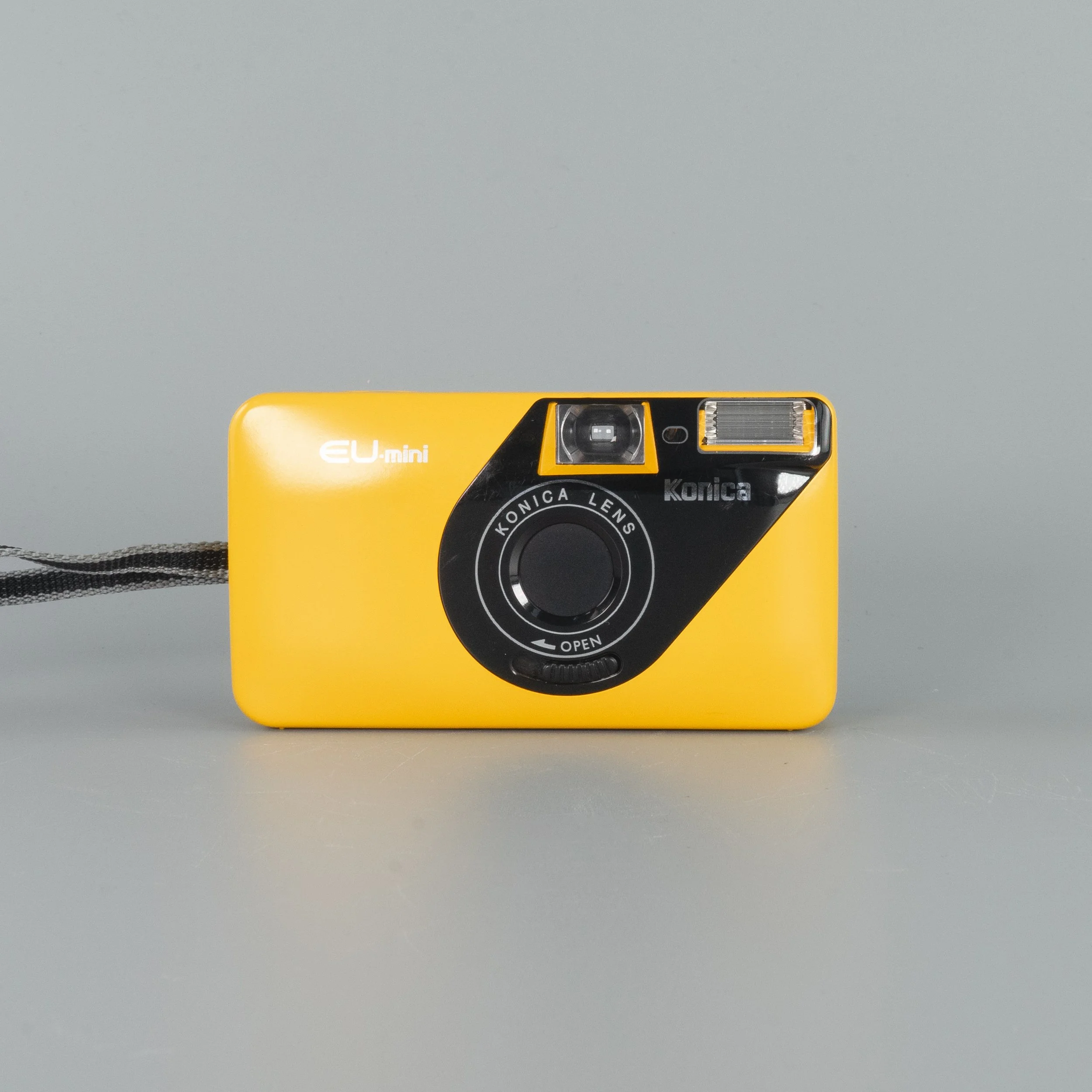Konica EU Mini Yellow 35mm Point and Shoot Film Camera — LensFayre