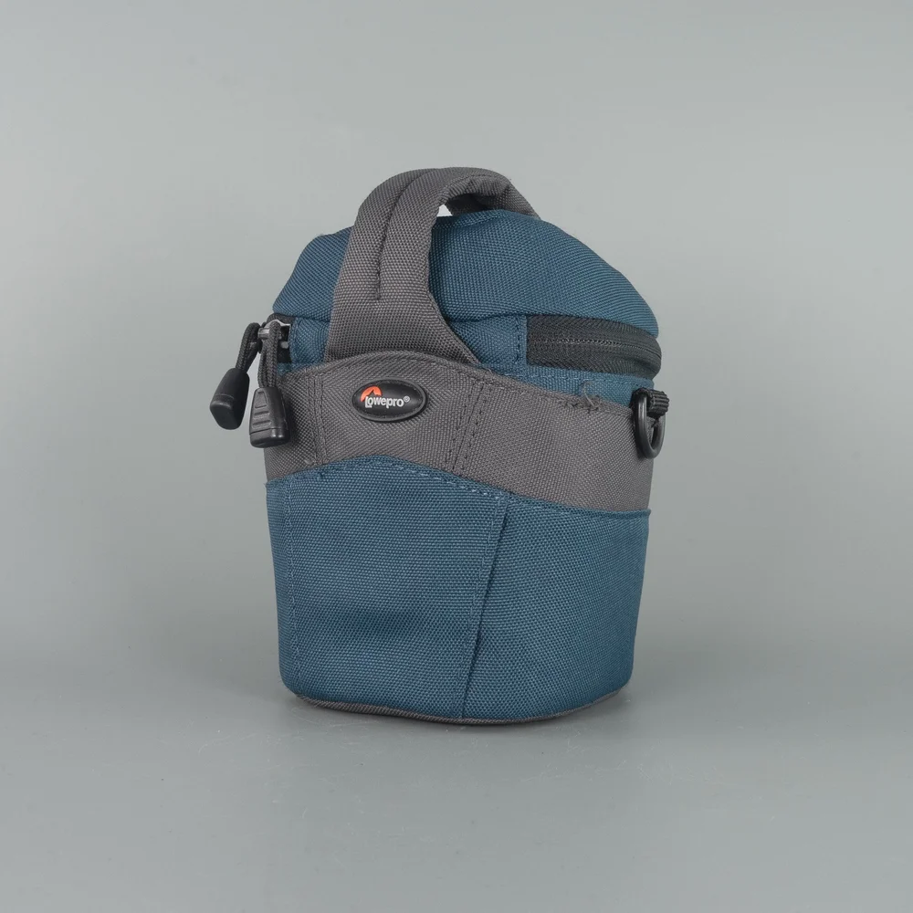 Sac Photo Vintage Lowepro Années 70 - Gris/bleu, Pour SLR 35mm, Topload