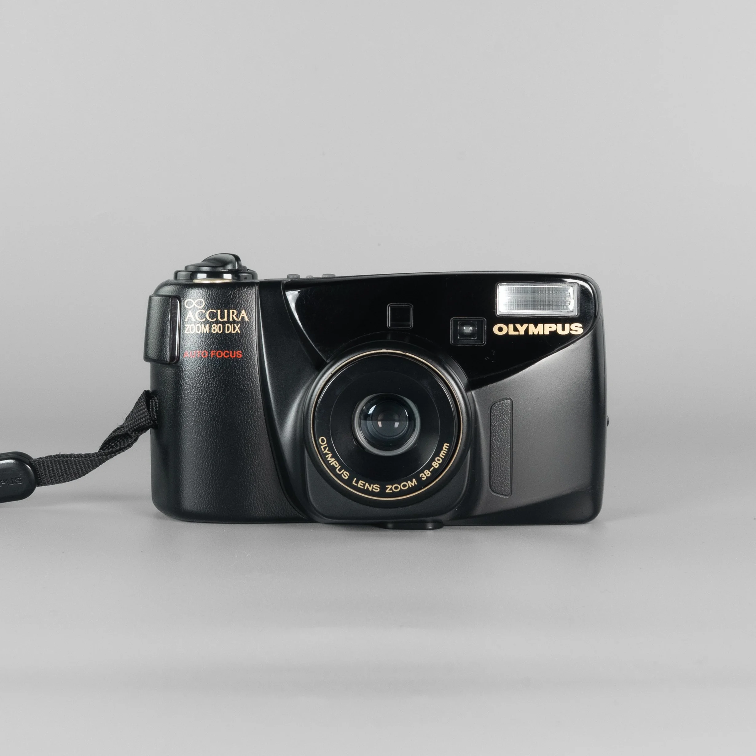 Olympus Accura Zoom 80 DLX 35mm Point and shoot Film Camera refurbished analogue photography Buy now pay later Clearpay Klarna affordable vintage reusable best film camera West Yorkshire Cameras