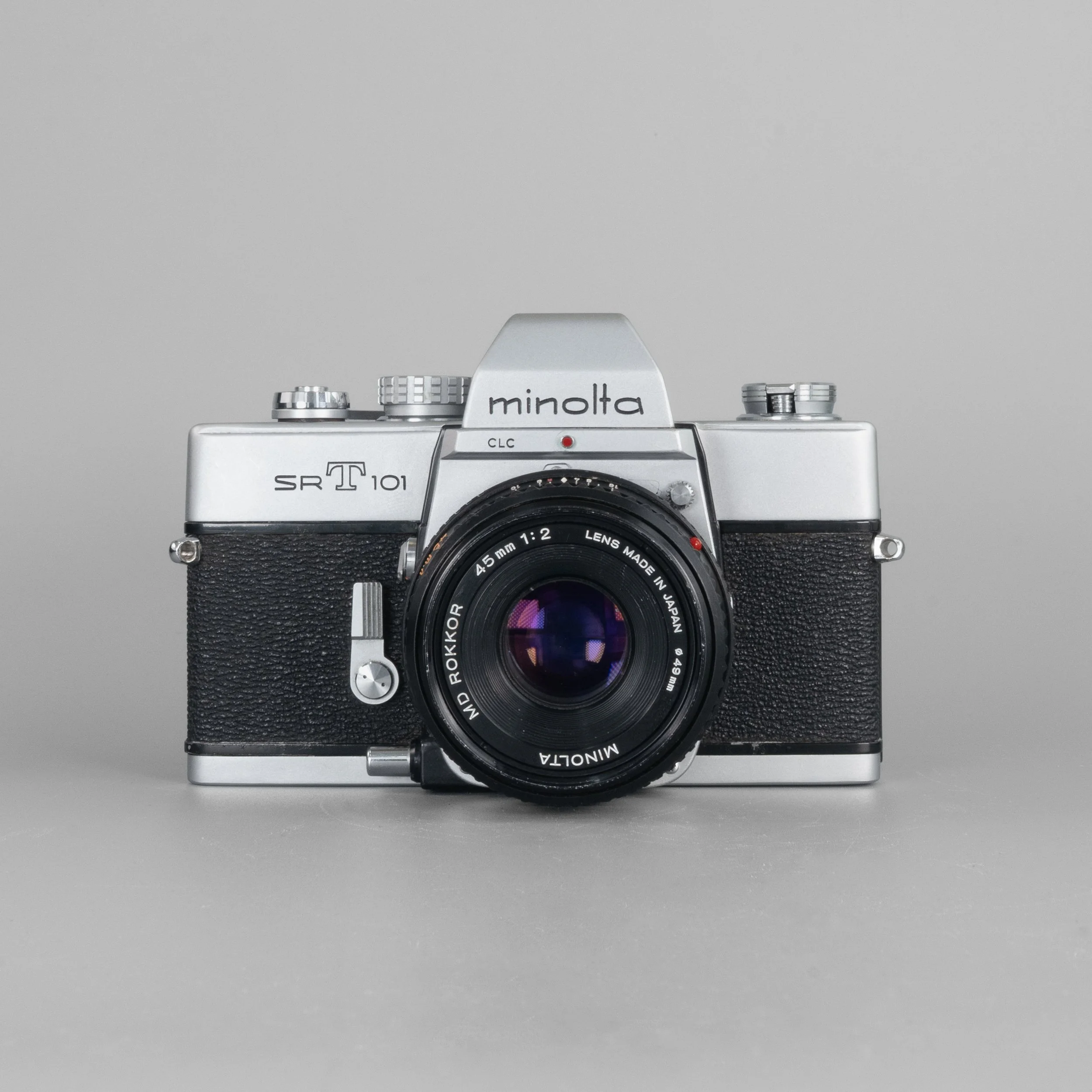 Minolta SRT 101 SLR Film Camera refurbished analogue photography Buy now pay later Clearpay Klarna affordable vintage reusable