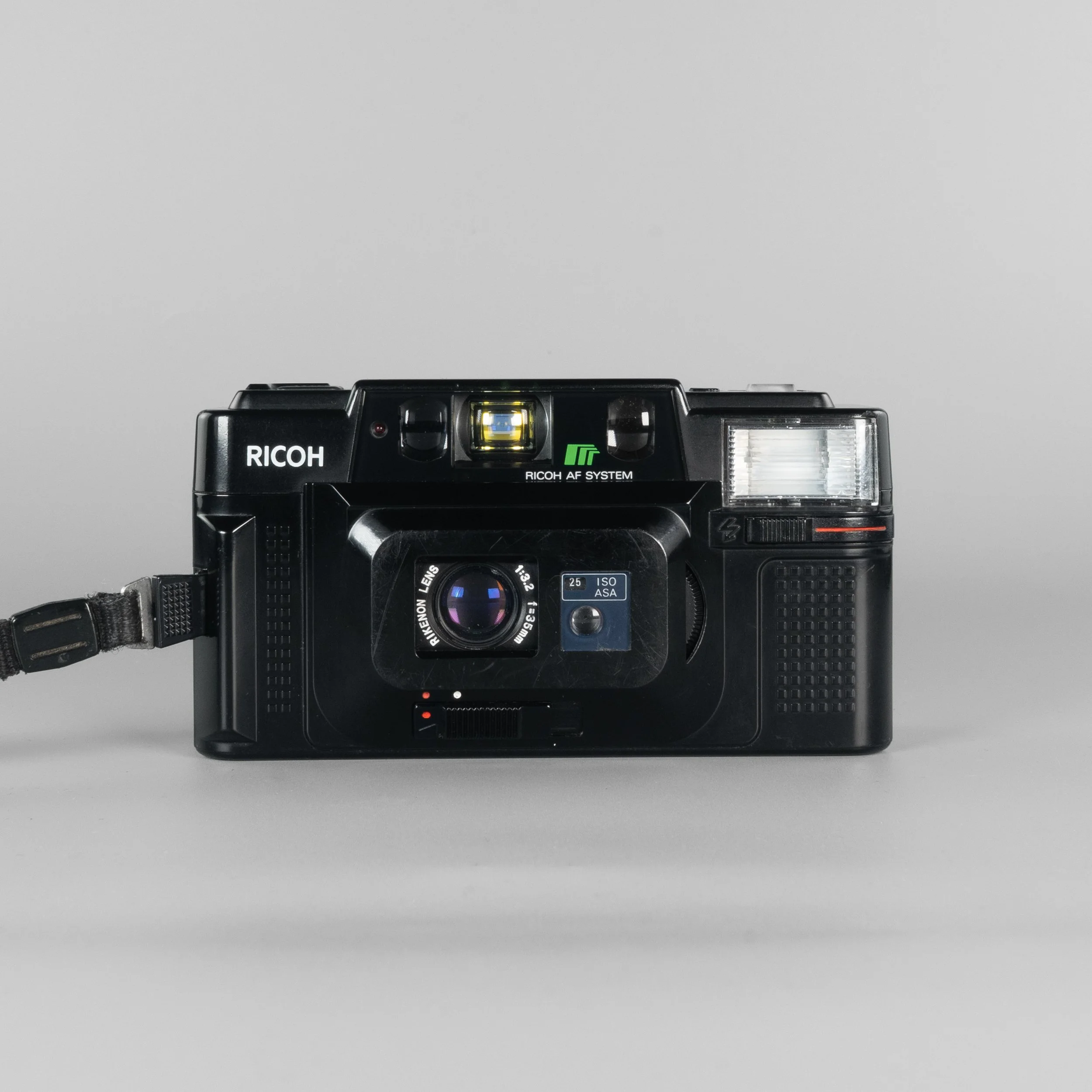 Ricoh FF-3 AF 35mm Point and shoot Film Camera refurbished analogue photography Buy now pay later Clearpay Klarna affordable vintage reusable best film camera West Yorkshire Cameras