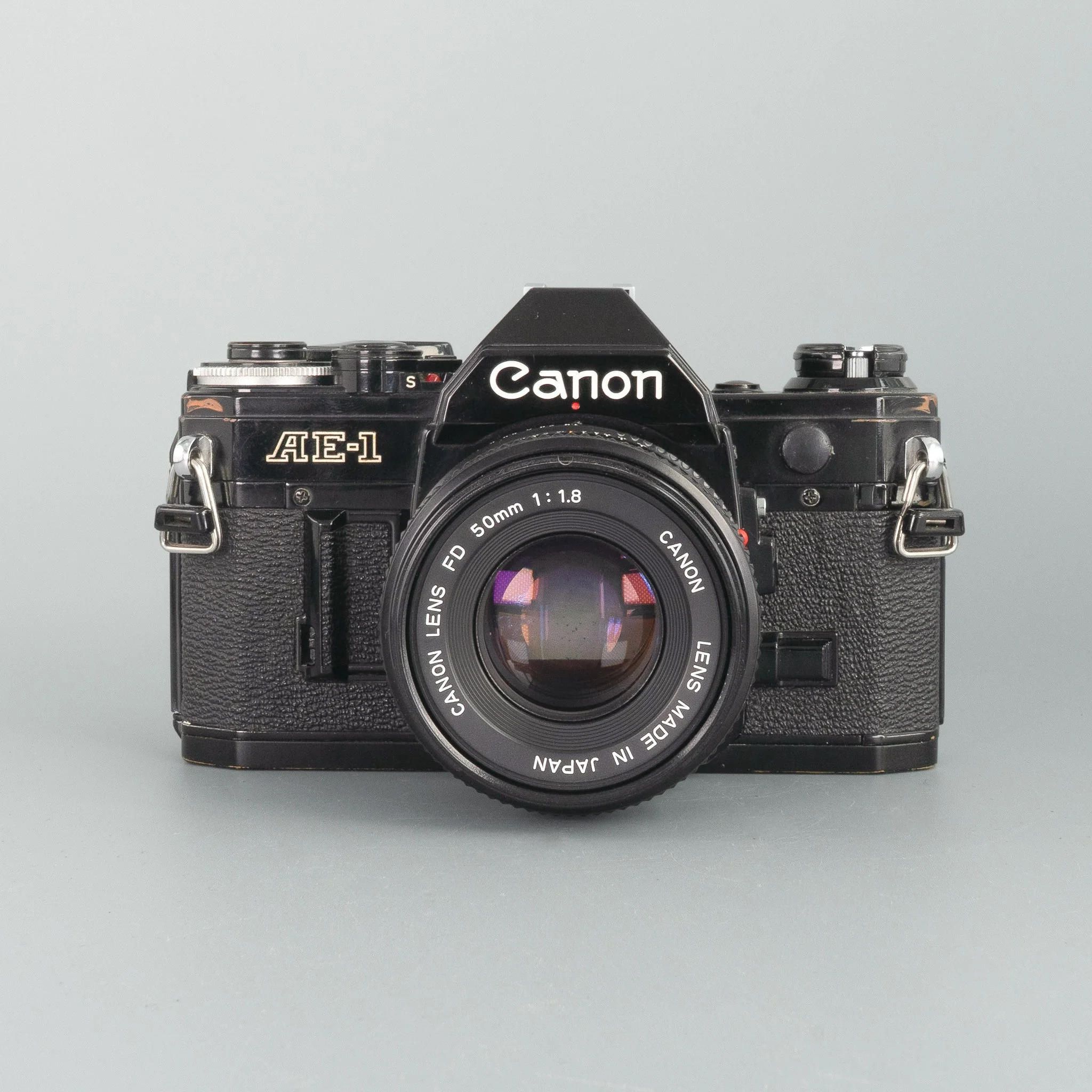 Canon AE-1 Black 35mm SLR Film Camera refurbished analogue photography Buy now pay later Clearpay Klarna affordable vintage reusable best film camera West Yorkshire Cameras