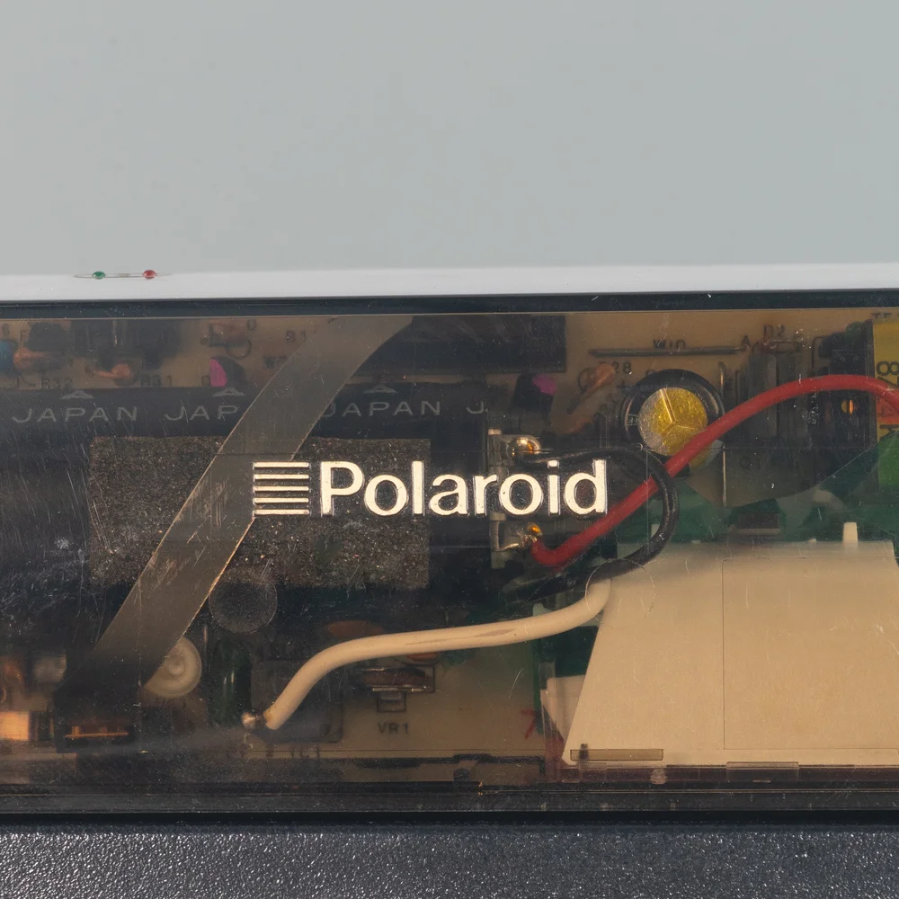 Vintage Polaroid Noir Carré Shooter 2 Pays Appareil Photo Avec / Boîte