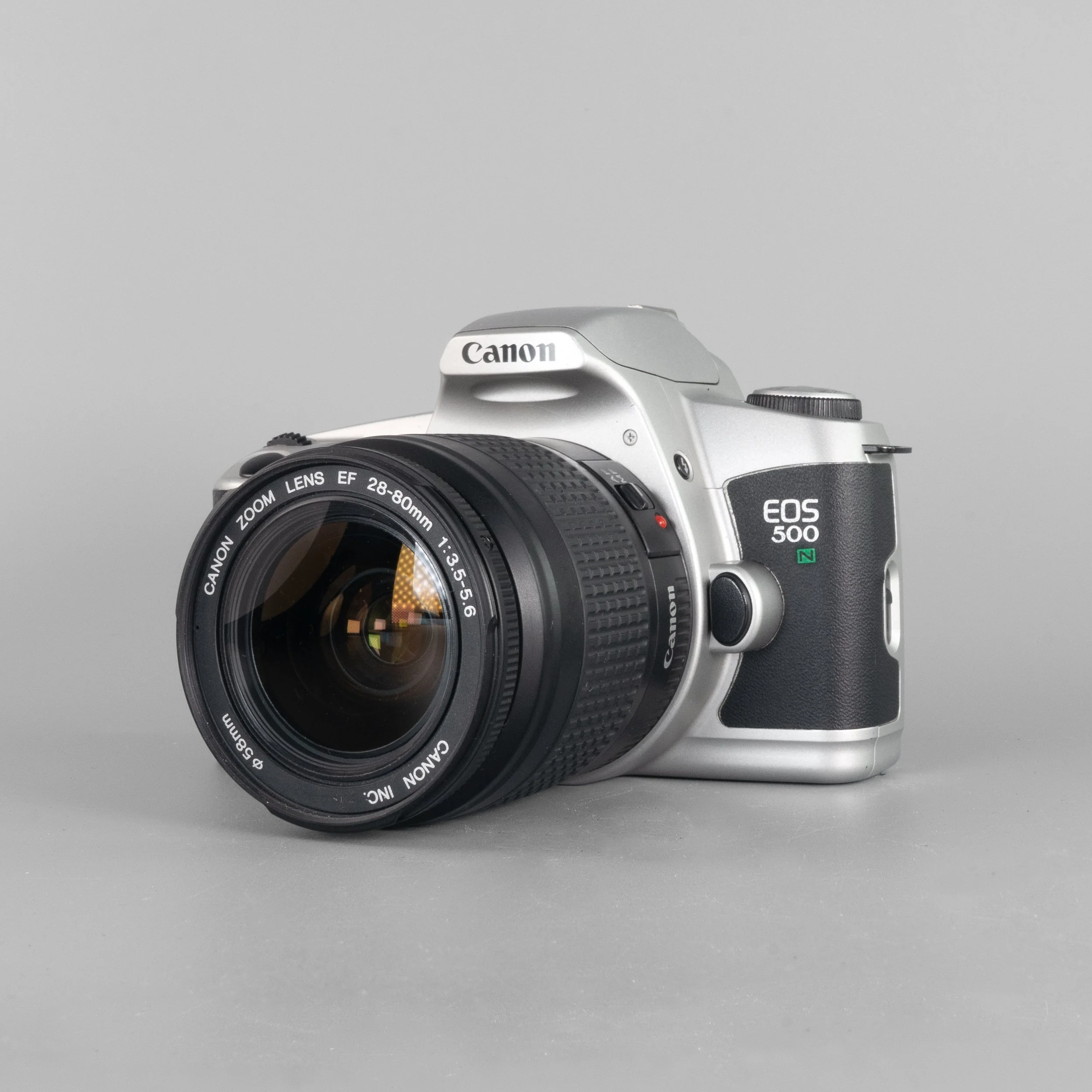 Canon EOS 500n SLR Film Camera refurbished analogue photography Buy now pay later Clearpay Klarna affordable vintage reusable