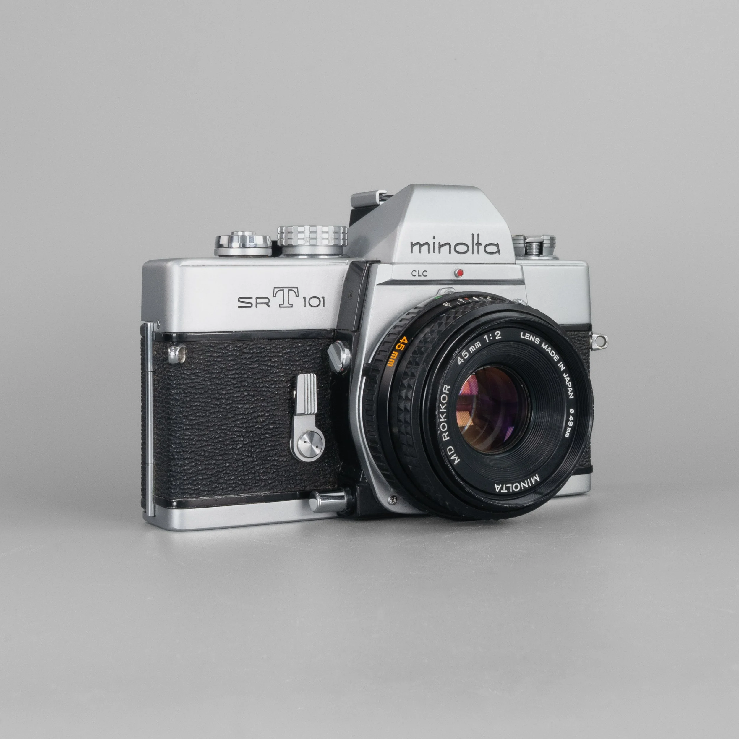 Minolta SRT 101 SLR Film Camera refurbished analogue photography Buy now pay later Clearpay Klarna affordable vintage reusable