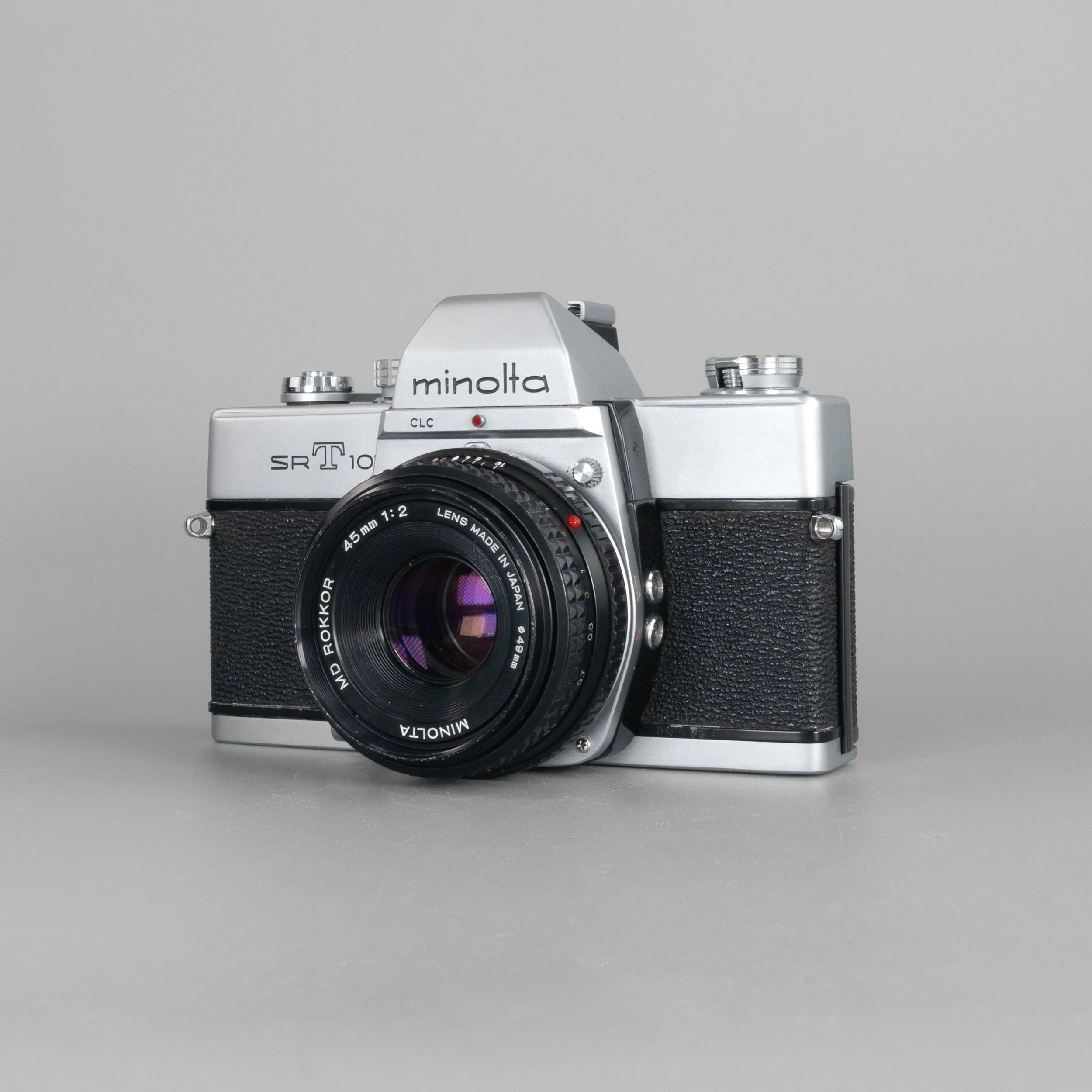 Minolta SRT 101 SLR Film Camera refurbished analogue photography Buy now pay later Clearpay Klarna affordable vintage reusable