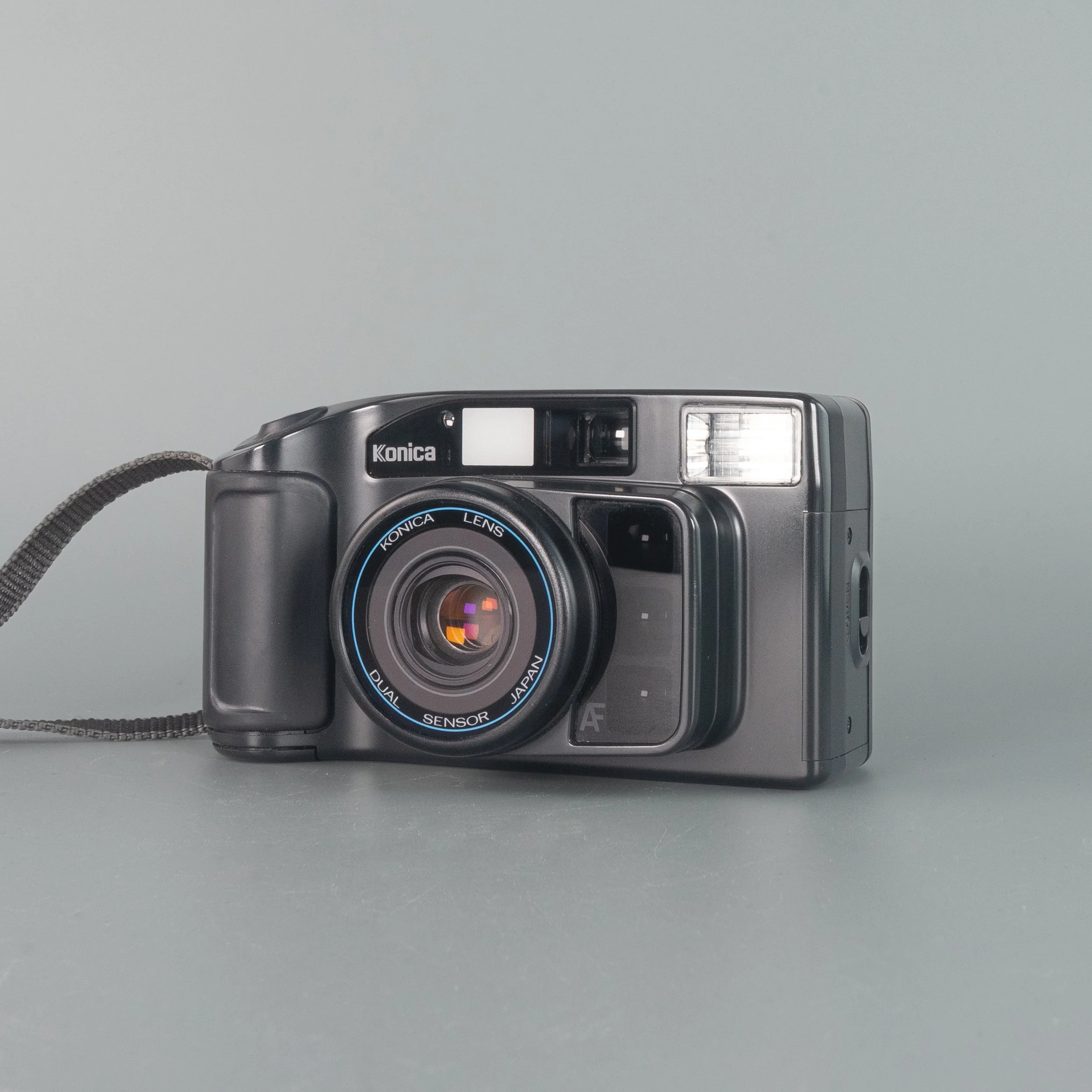 Konica MR.640 35mm Film Camera Point And Shoot analogue photography Buy now pay later Clearpay Klarna affordable film camera vintage film camera reusable film camera best film camera