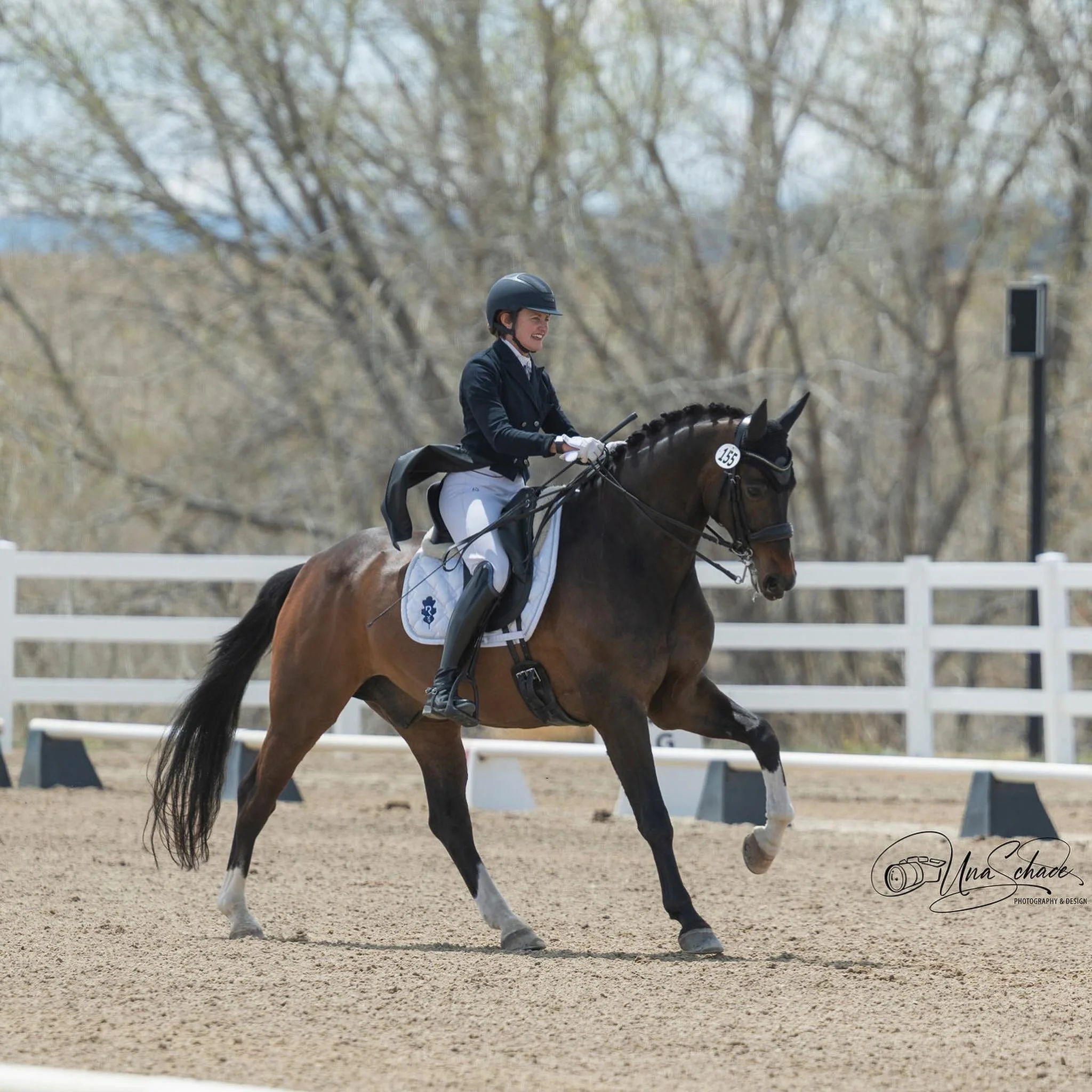 Just me &amp; Gizmo, dancing in the sunshine. 💃🏼🦄
.
.
#dressage #horseshow #dressurpferd #feihorse #dressurturnier