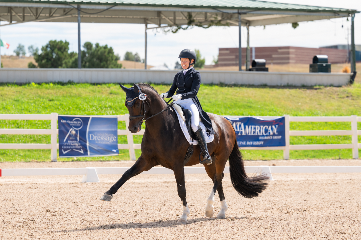 Gizmo loves showing off in the extended trot!