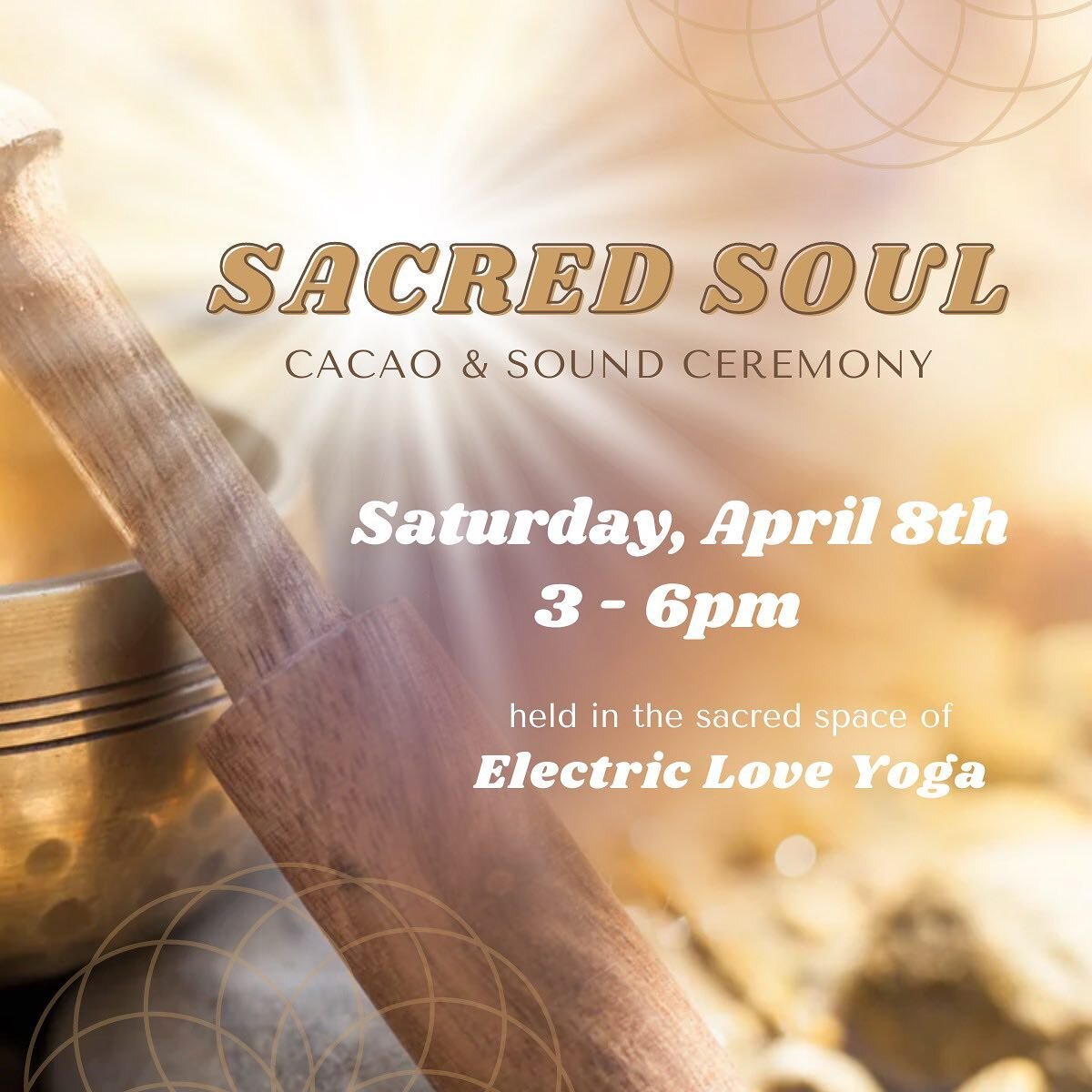 As the collective moves through all of the recent shifts, emotions, and energies&hellip; Rebecca &amp; I are called to hold such deep sacred space and You Are Invited ✨🤍✨

Sacred Soul Ceremony
Saturday, April 8th
3 &ndash; 6 pm
at @electric_love_yog