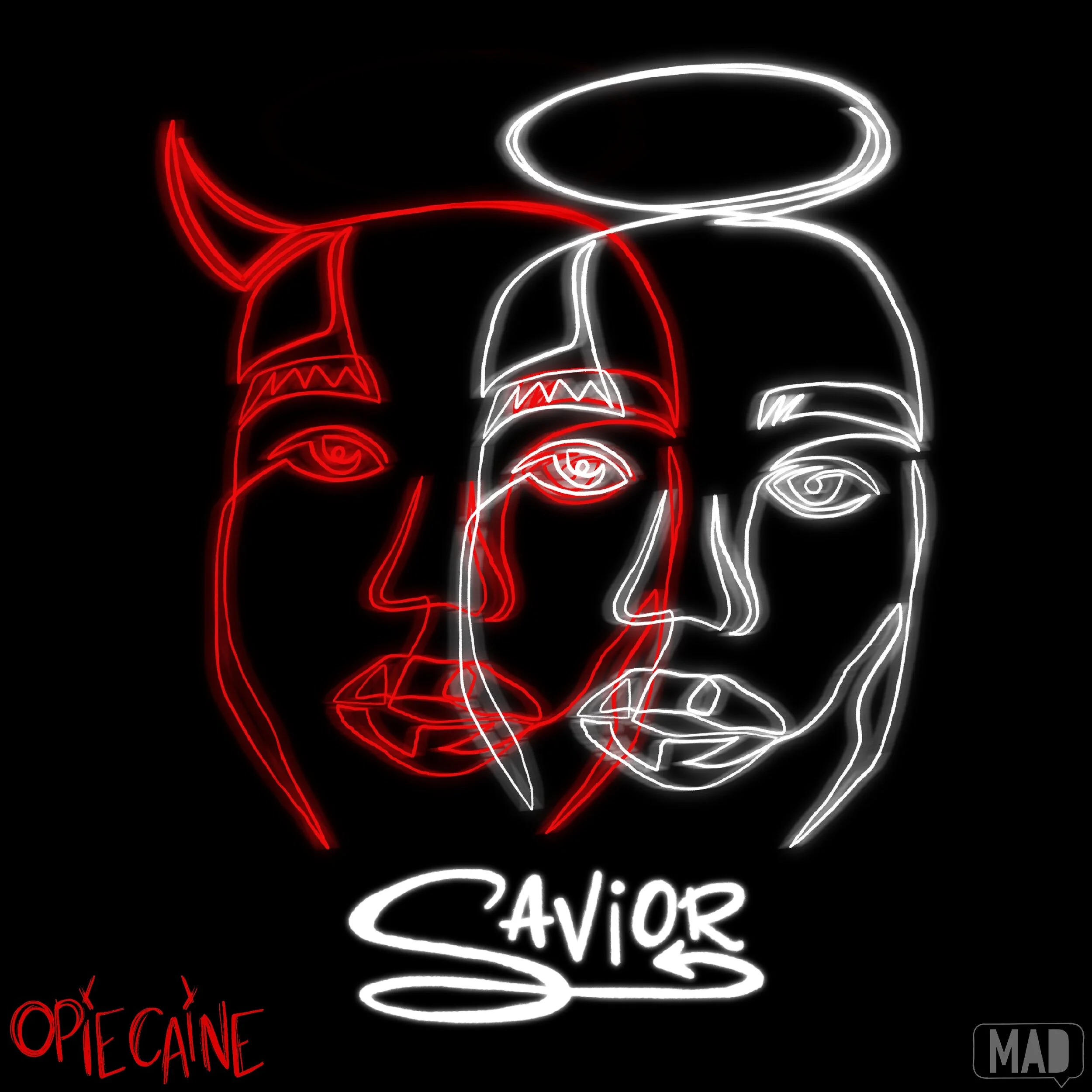 Single Cover for Opie Caine's 'Savior'