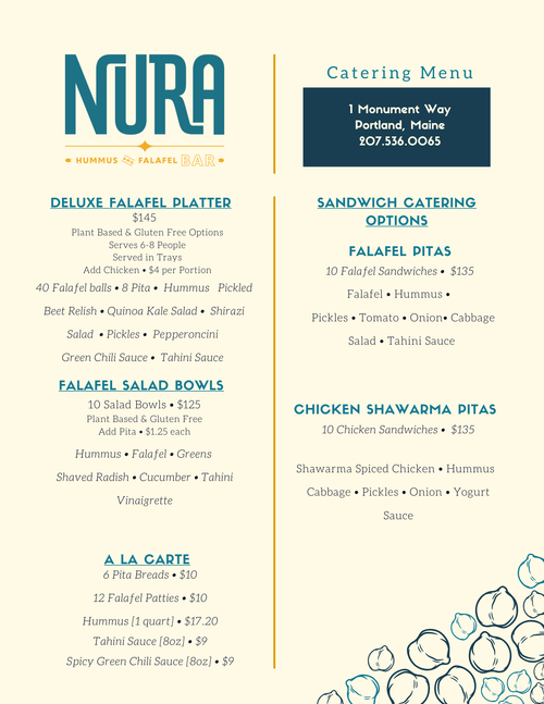 Catering — Nura Hummus and Falafel Bar