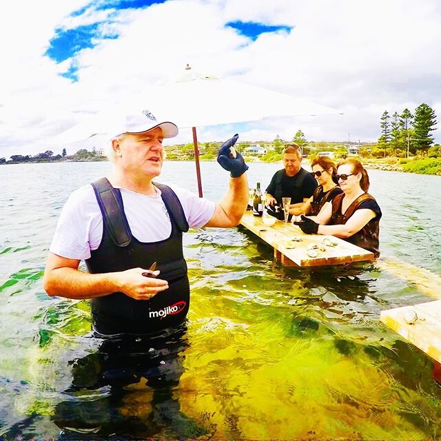 Throwback to our earlier days, before the pontoon floated!  A deep water tour on this day!
.
#seafood #eyrepeninsula #southaustralia #oysters #coffinbay #portlincoln #foodporn #coffinbayoysters #coffinbayoysterfarmtours #oysterfarmtours #ichoosesa #h